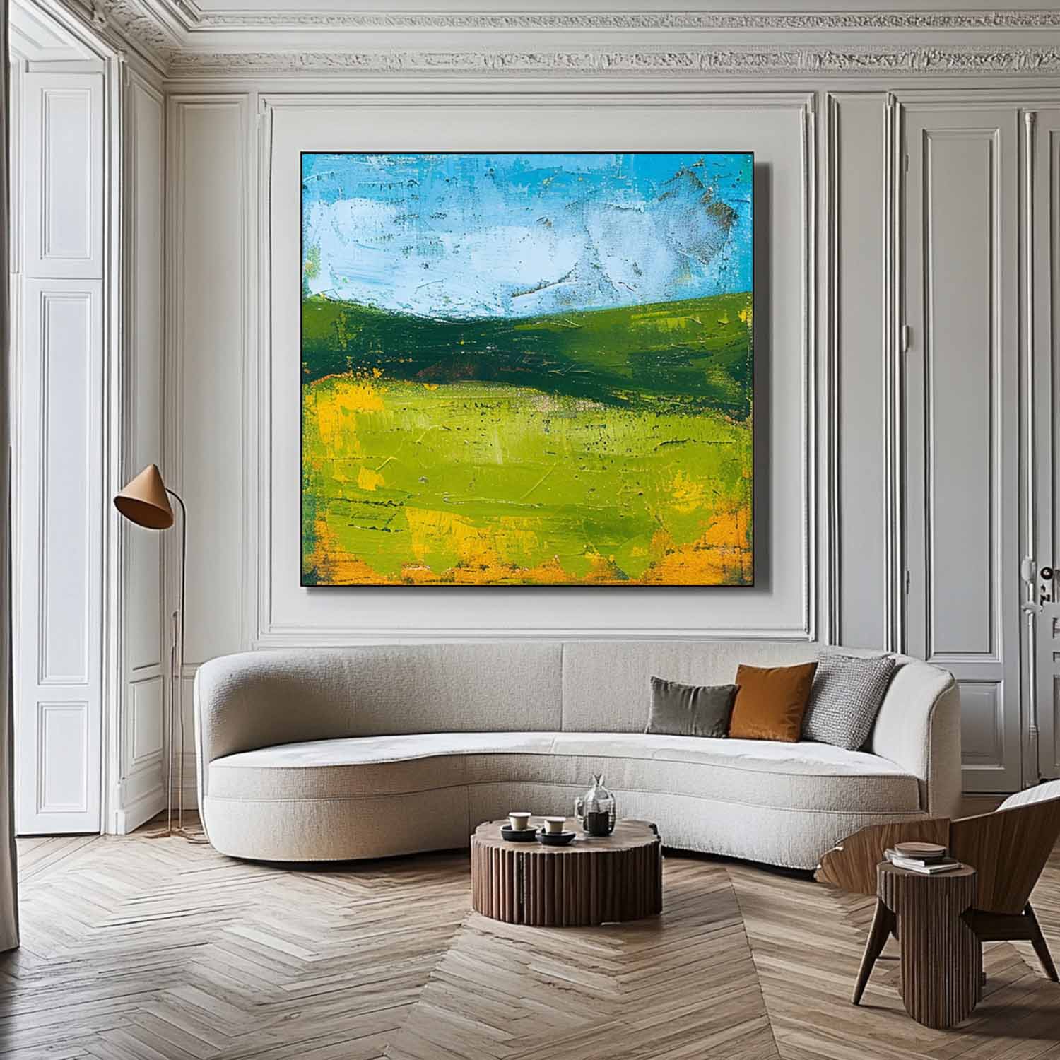 Abstract Canvas Art #AB639