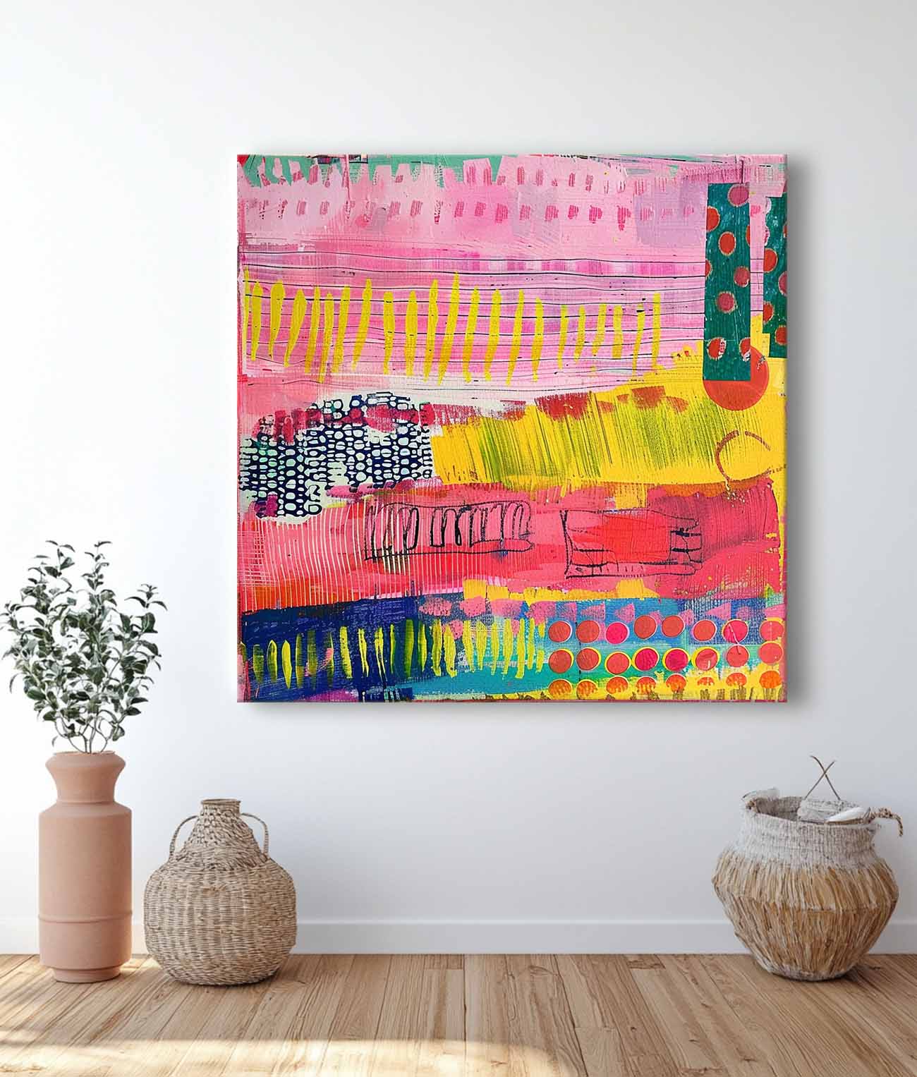 Abstract Canvas Art #AB674