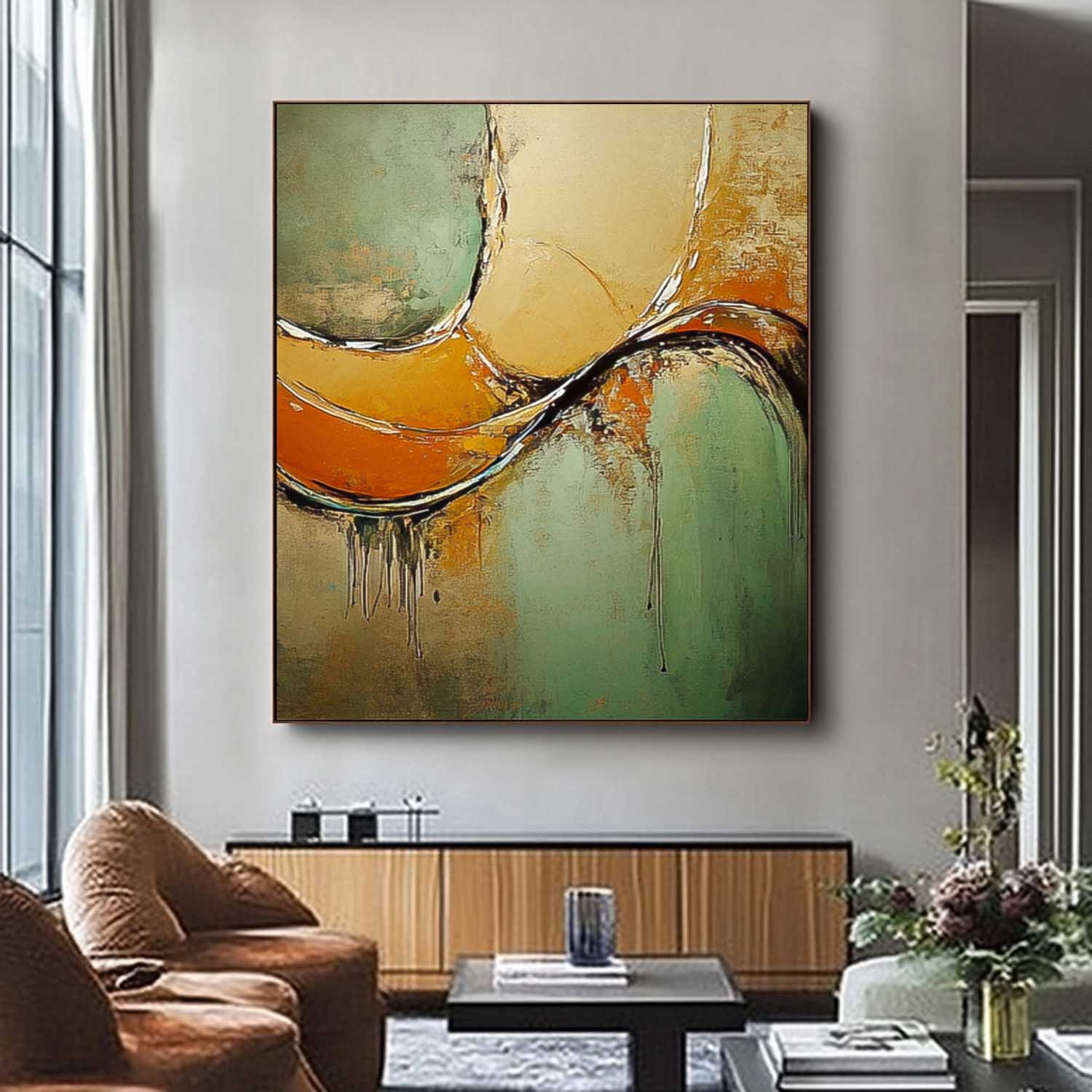 Abstract Canvas Art #AB712