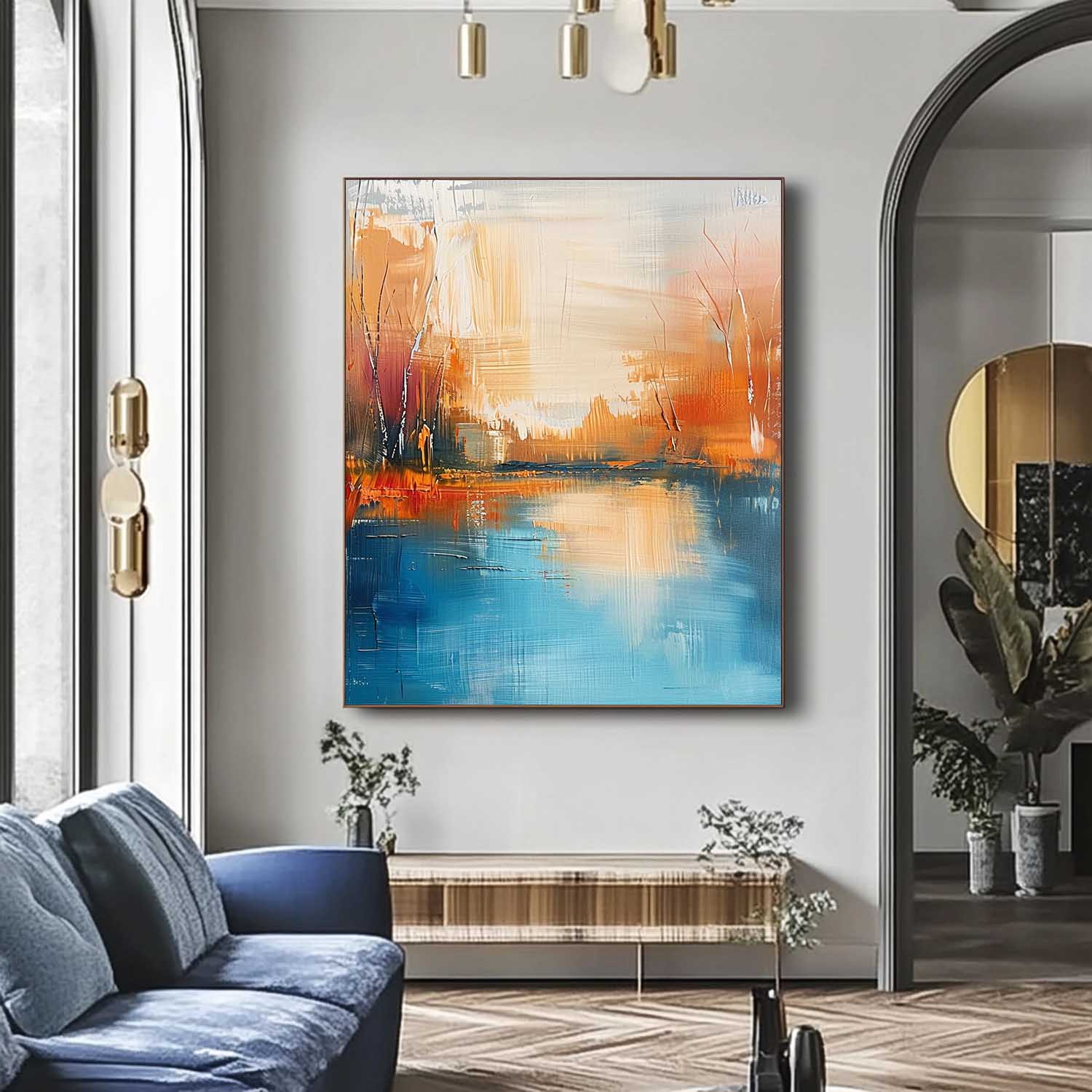 Abstract Canvas Art #AB646