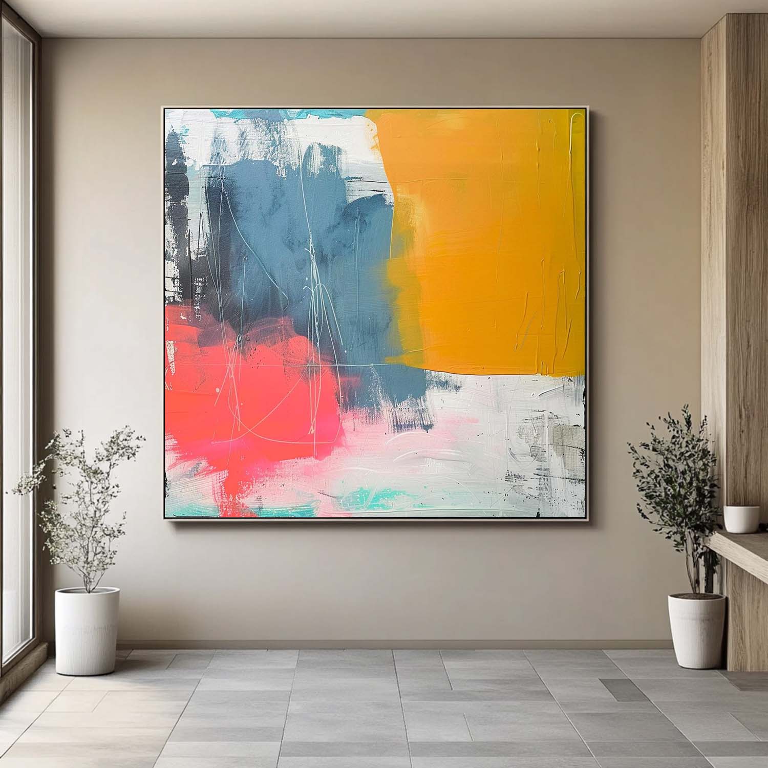 Abstract Canvas Art #AB656