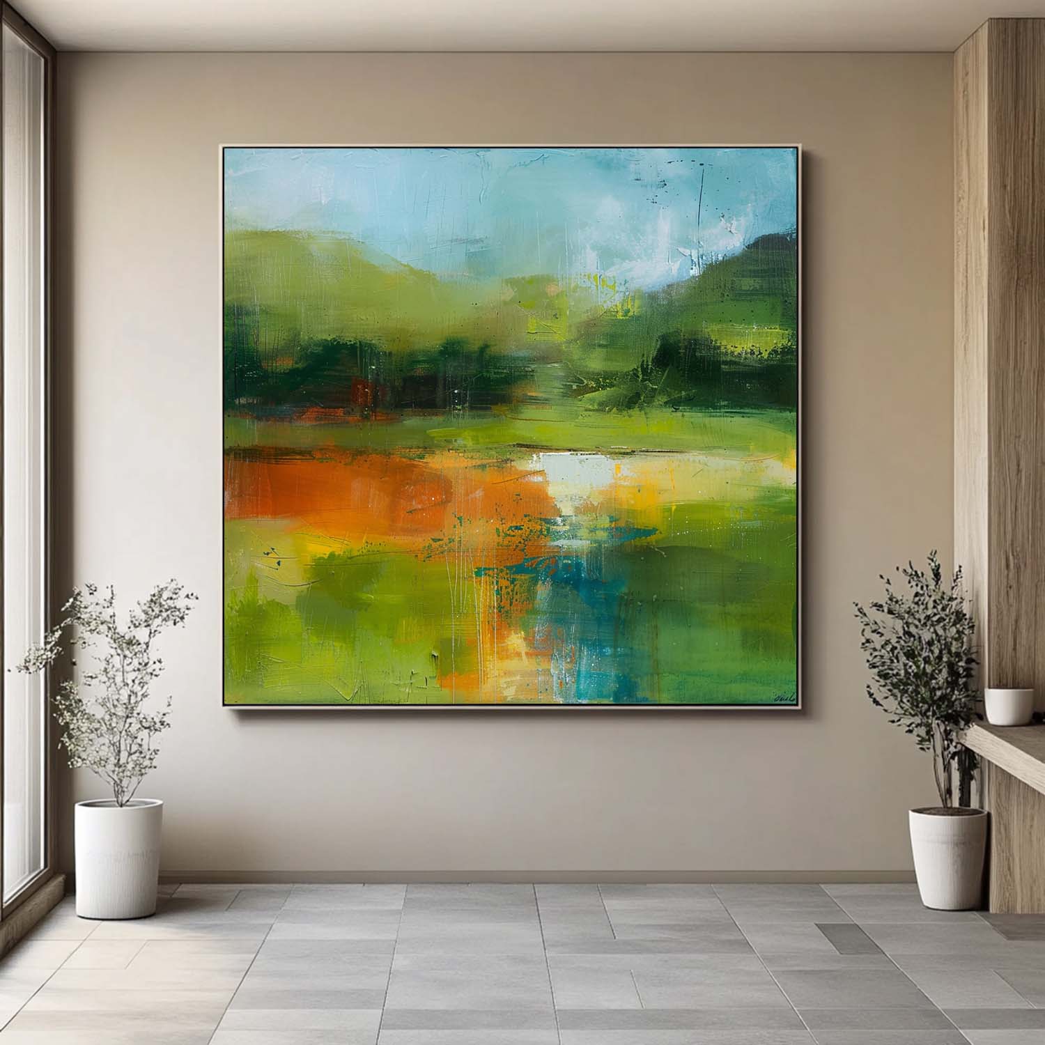 Abstract Canvas Art #AB616