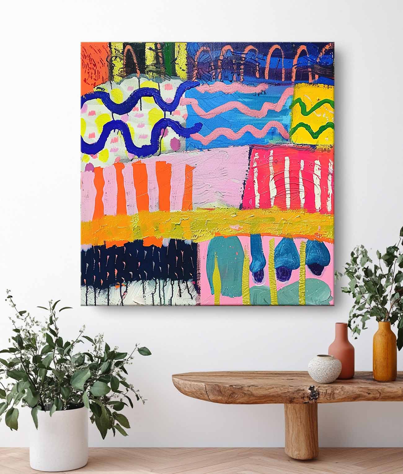 Abstract Canvas Art #AB681