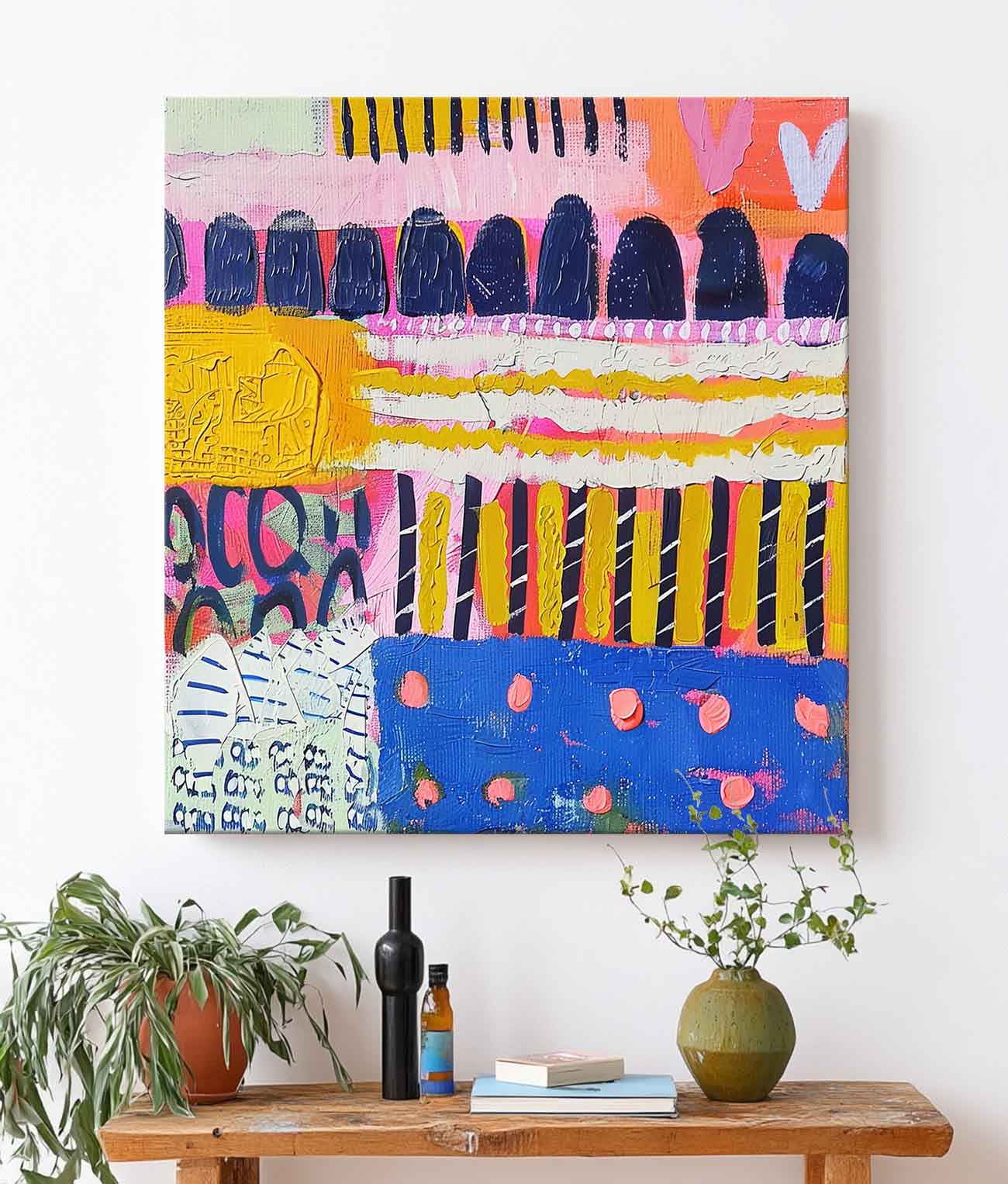 Abstract Canvas Art #AB679