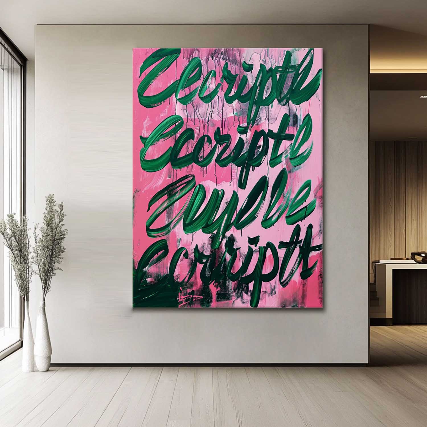 Abstract Canvas Art #AB607