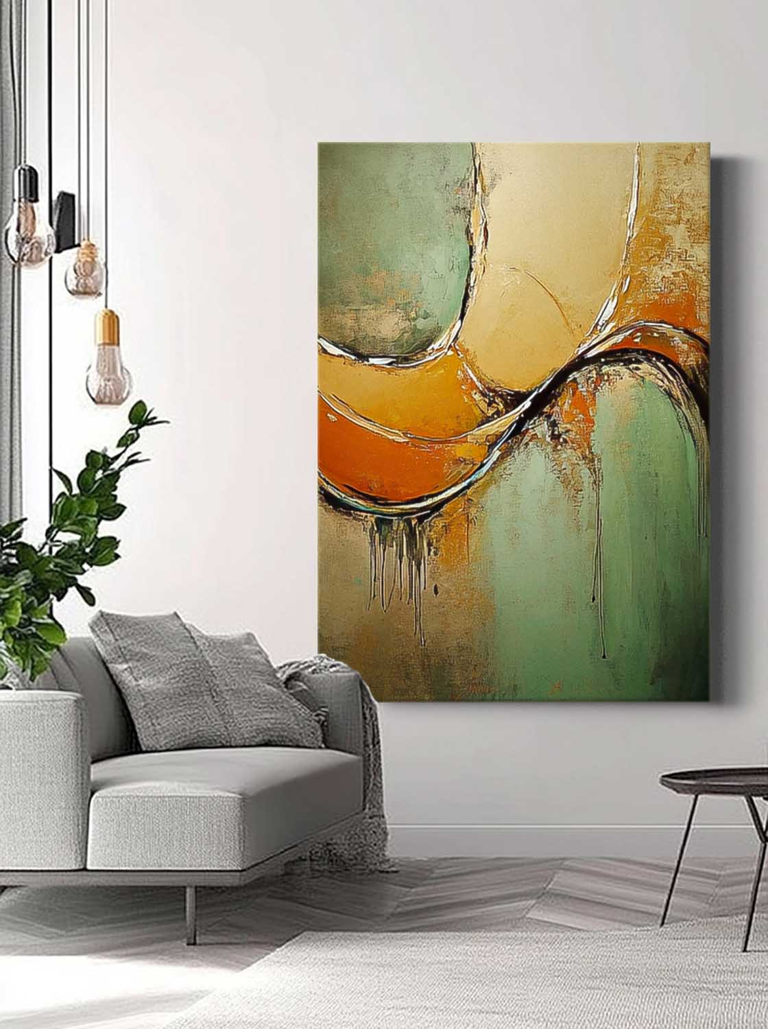 Abstract Canvas Art #AB712