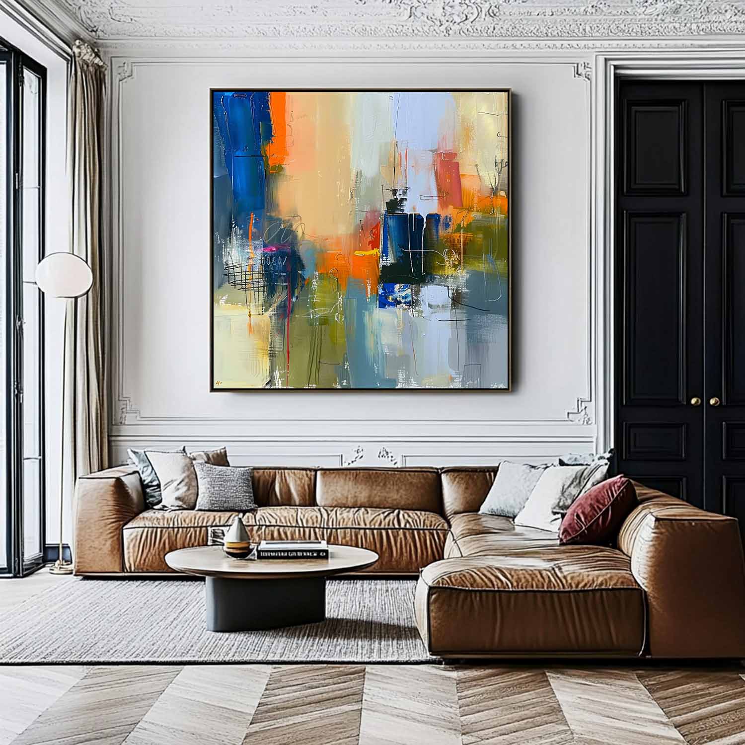 Abstract Canvas Art #AB672