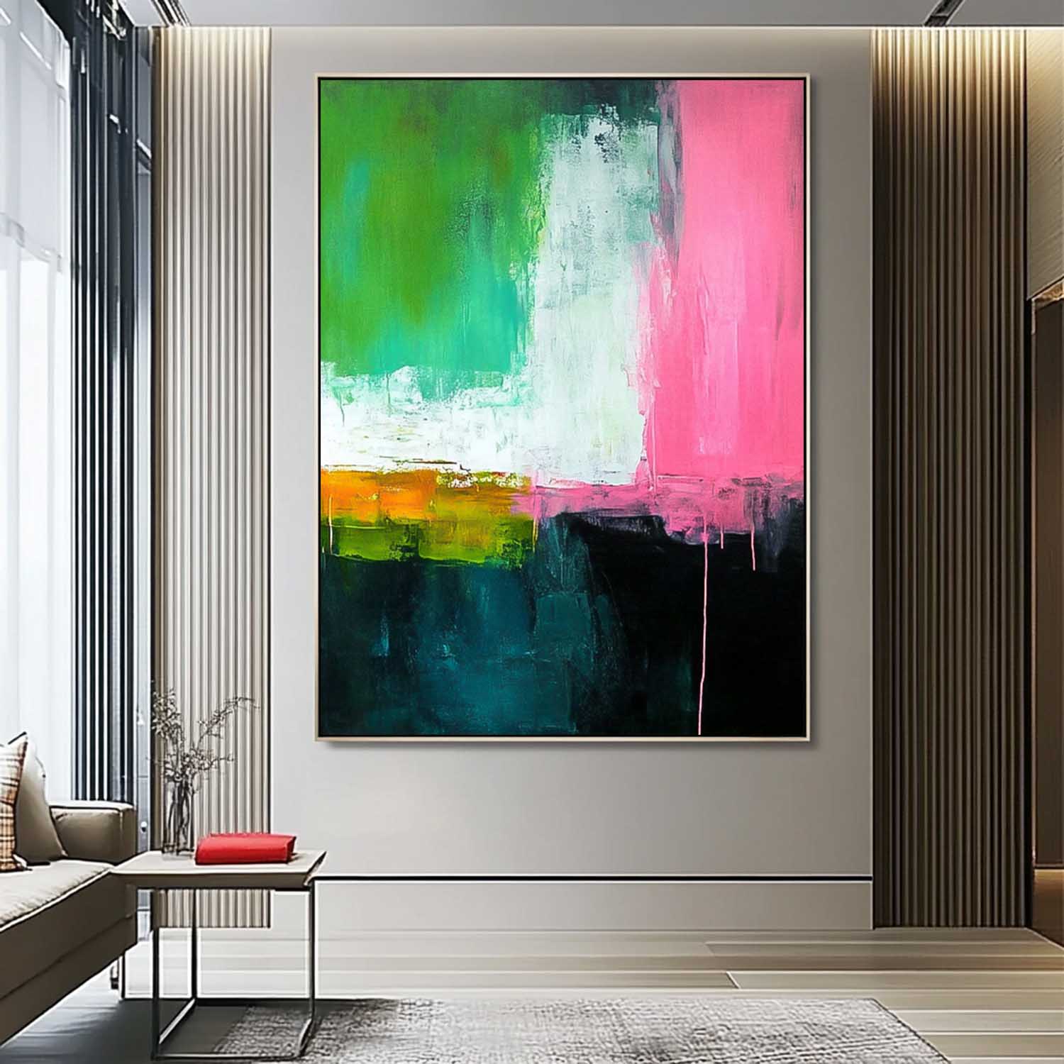 Abstract Canvas Art #AB696