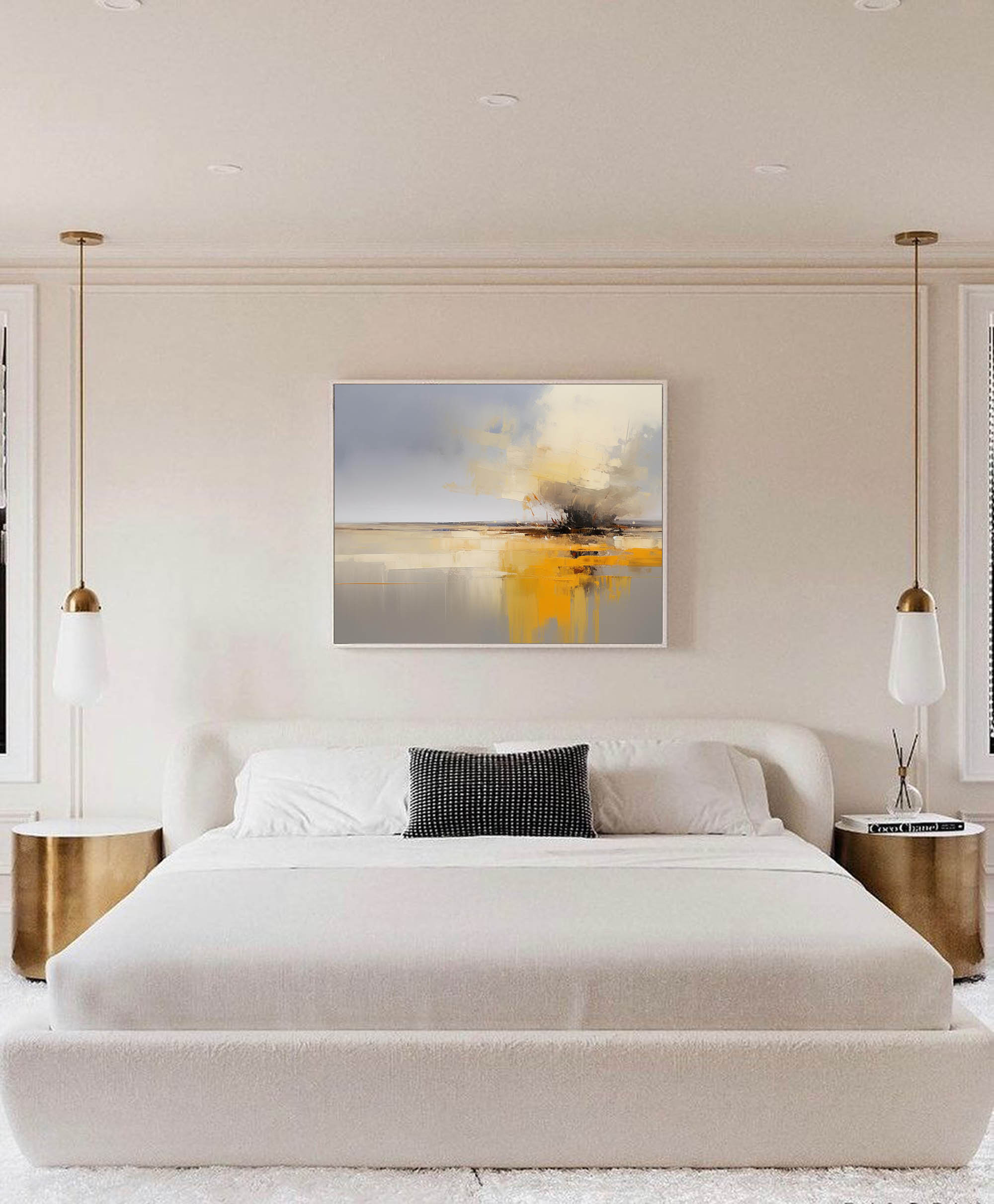 Abstract Canvas Art #AB057
