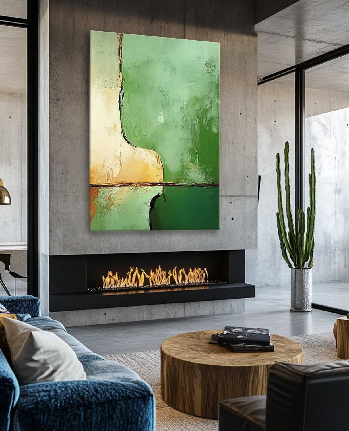 Abstract Canvas Art #AB710
