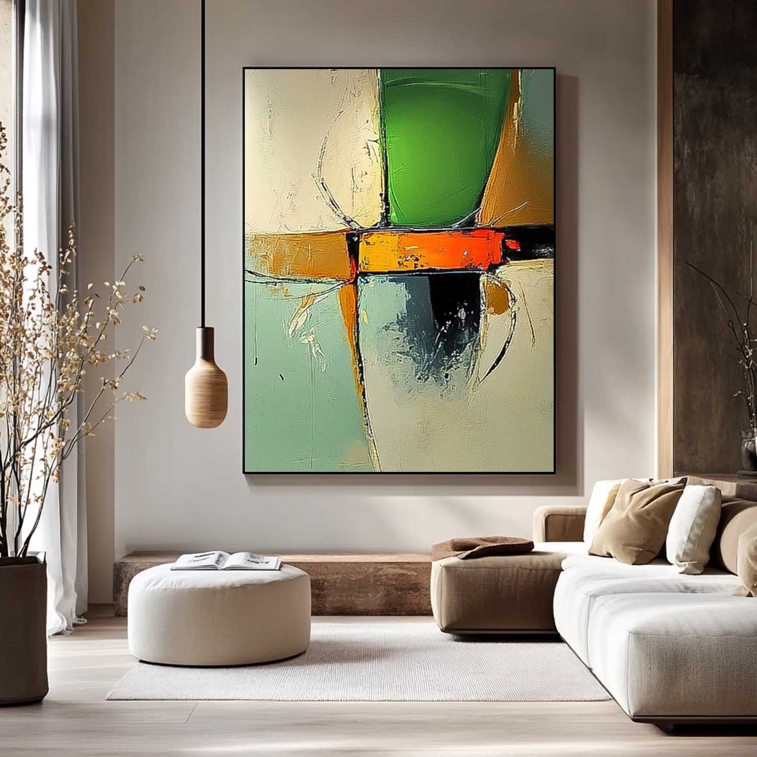 Abstract Canvas Art #AB711