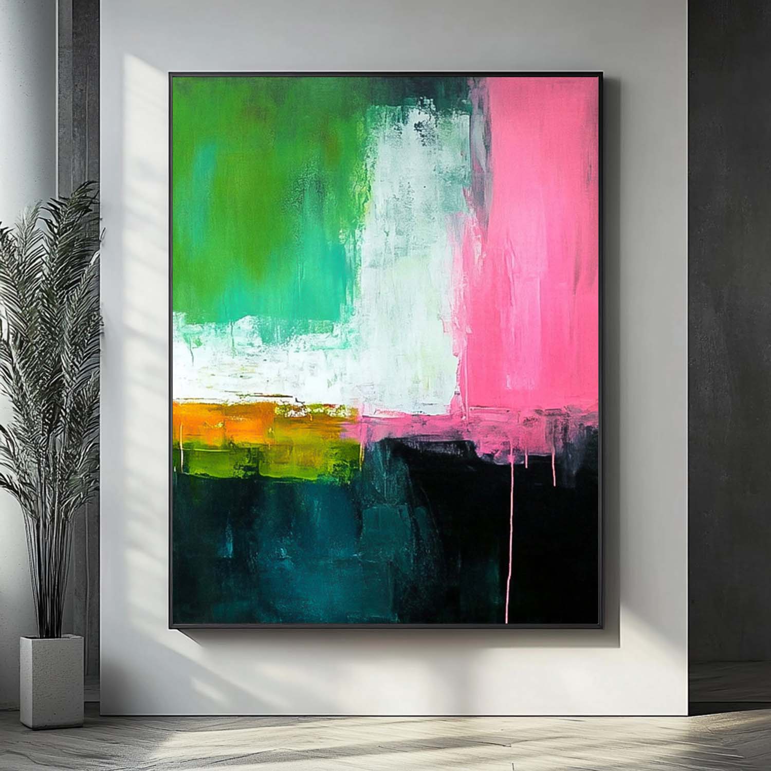 Abstract Canvas Art #AB696