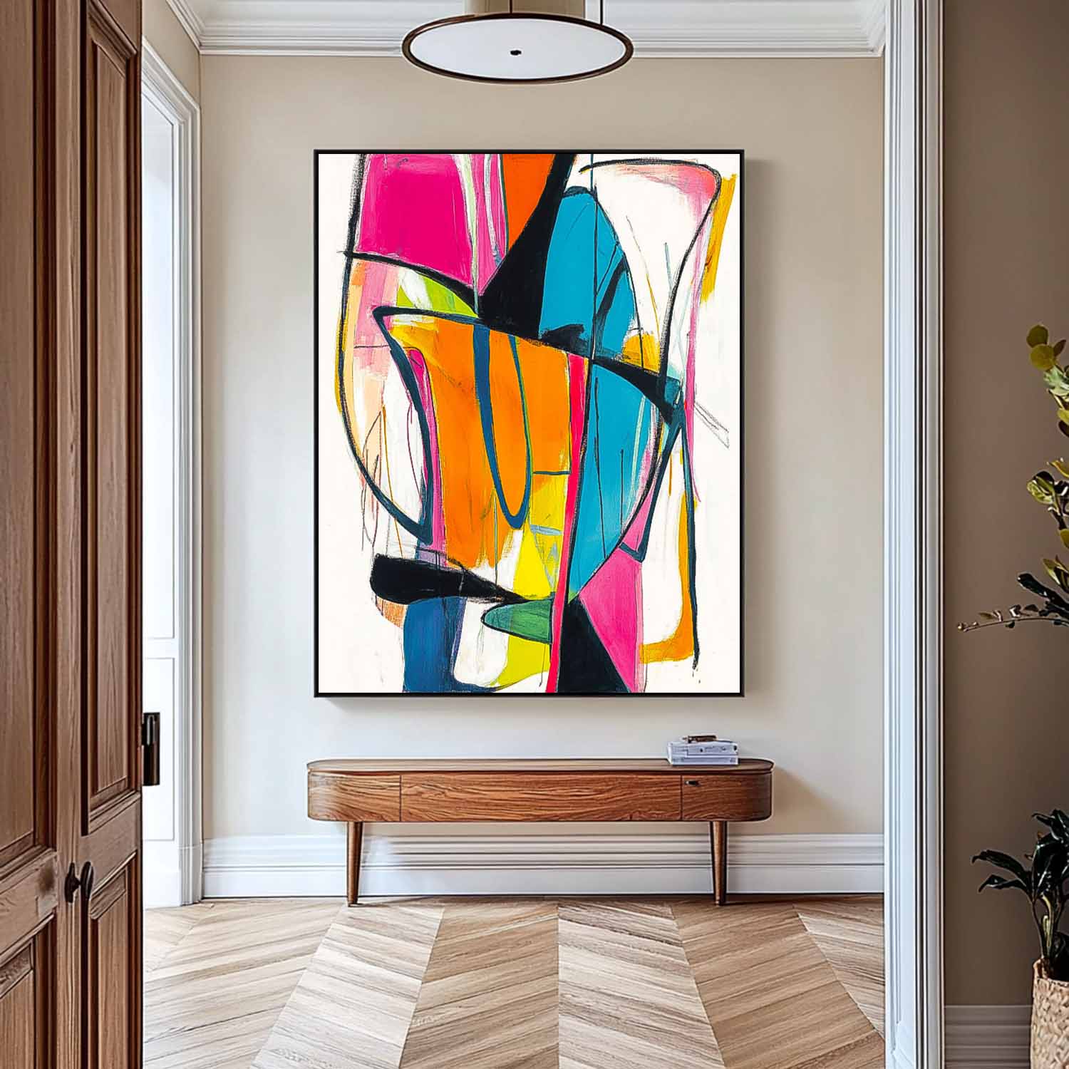 Abstract Canvas Art #AB694