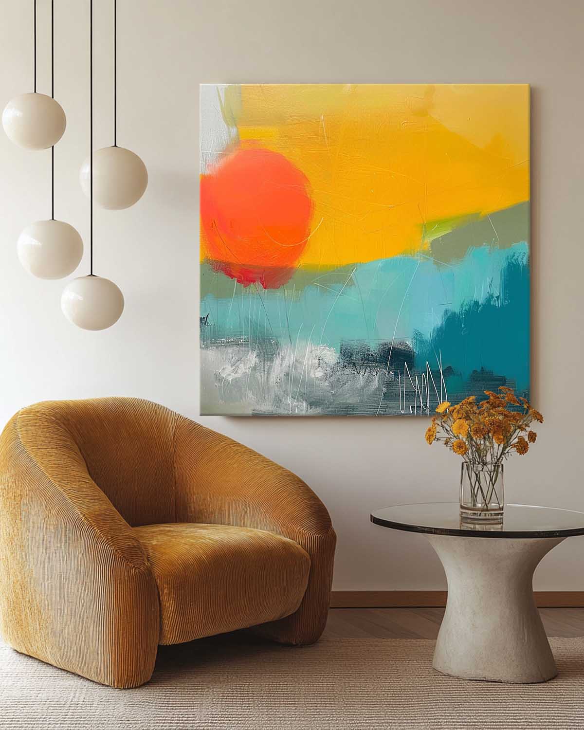 Abstract Canvas Art #AB661
