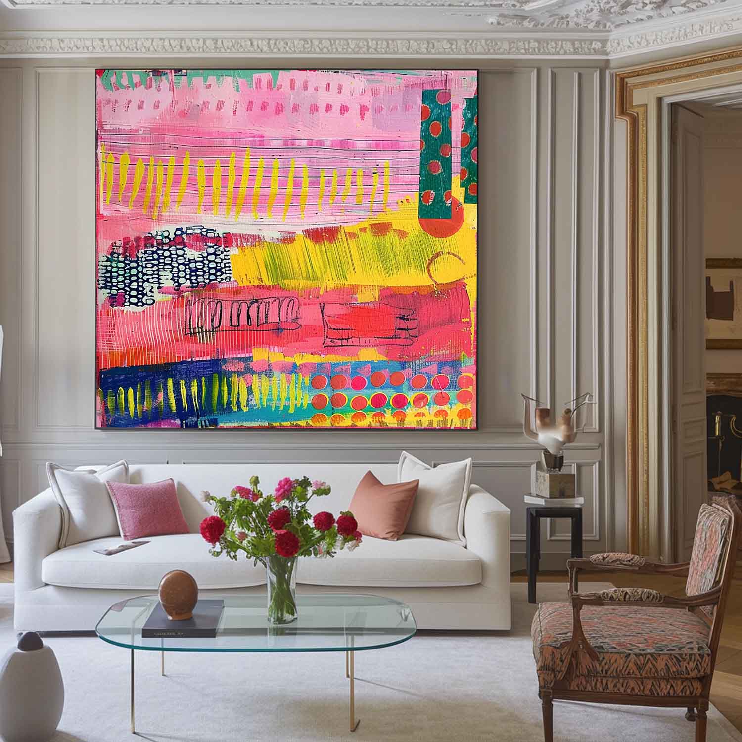 Abstract Canvas Art #AB674