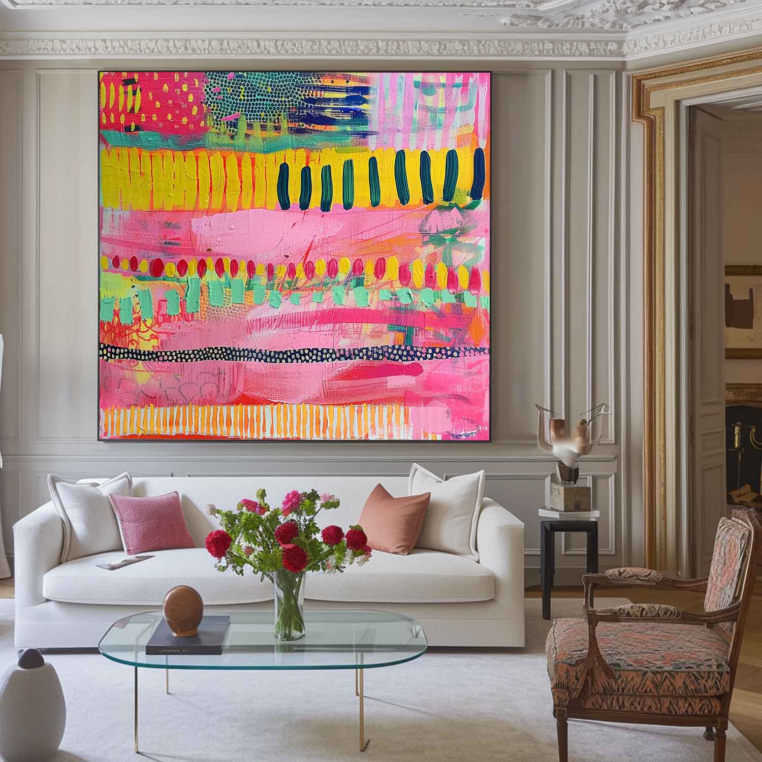 Abstract Canvas Art #AB675