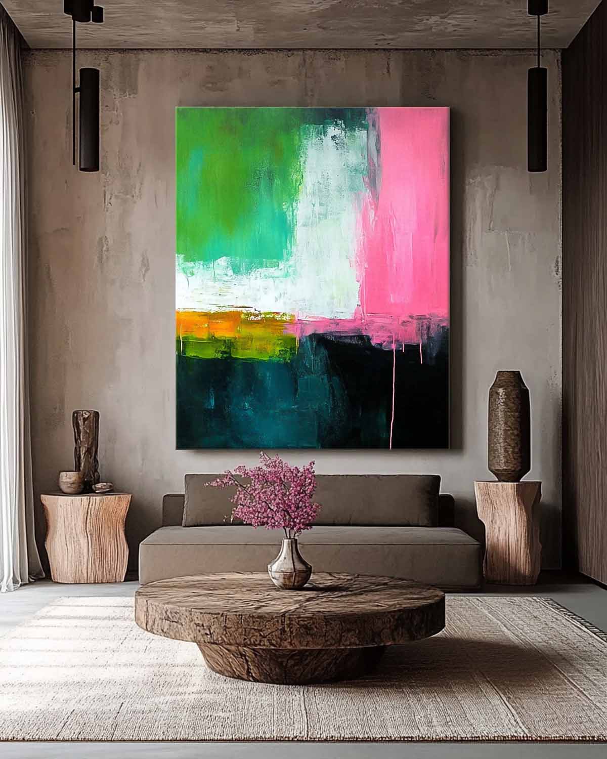 Abstract Canvas Art #AB696