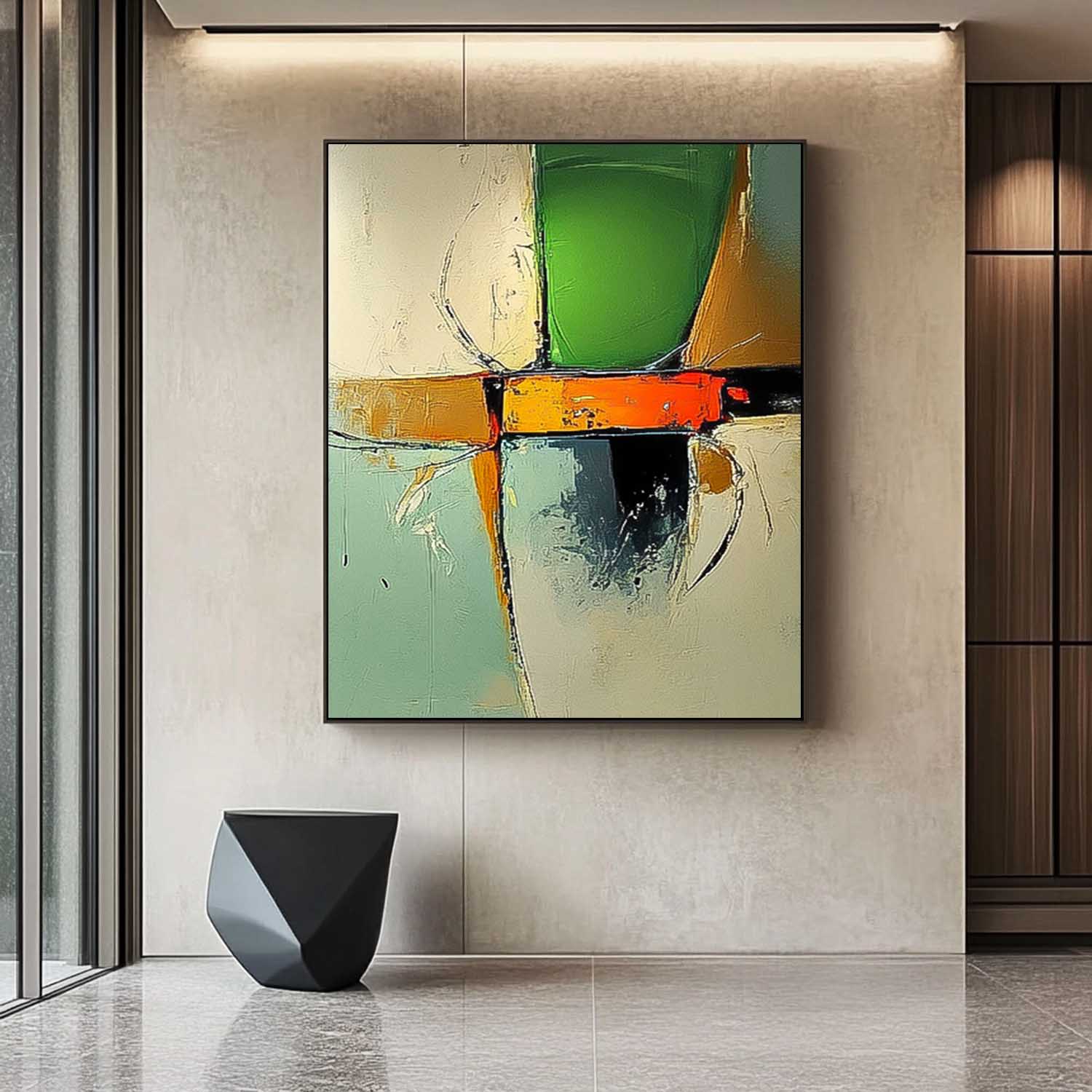 Abstract Canvas Art #AB711