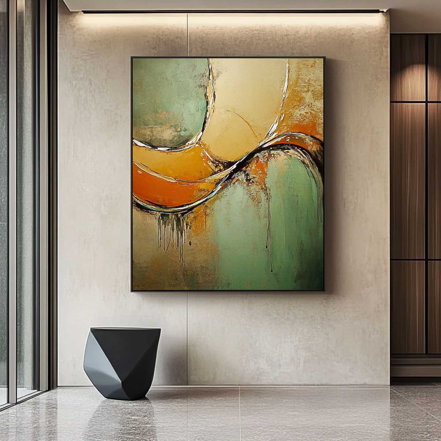 Abstract Canvas Art #AB712