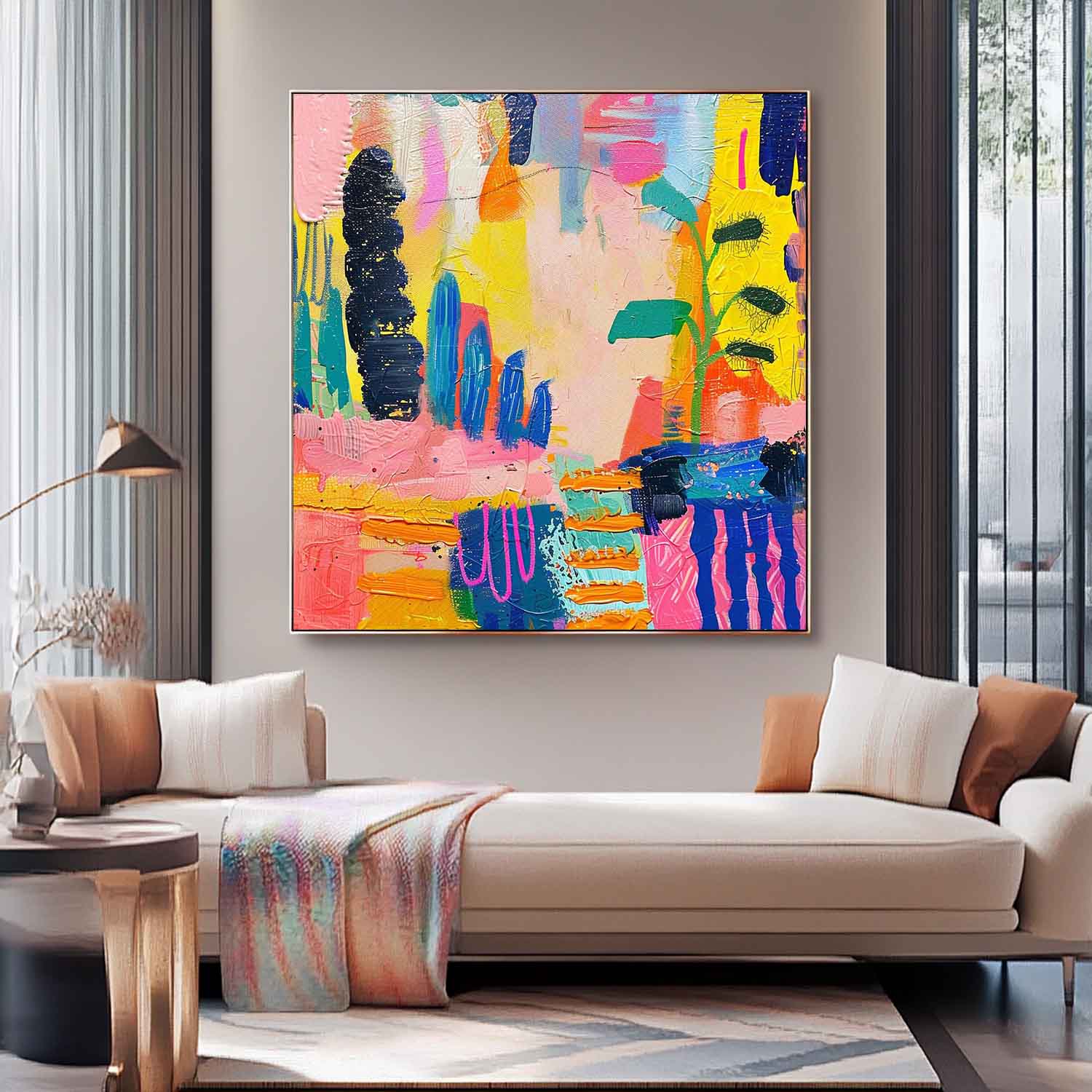 Abstract Canvas Art #AB684