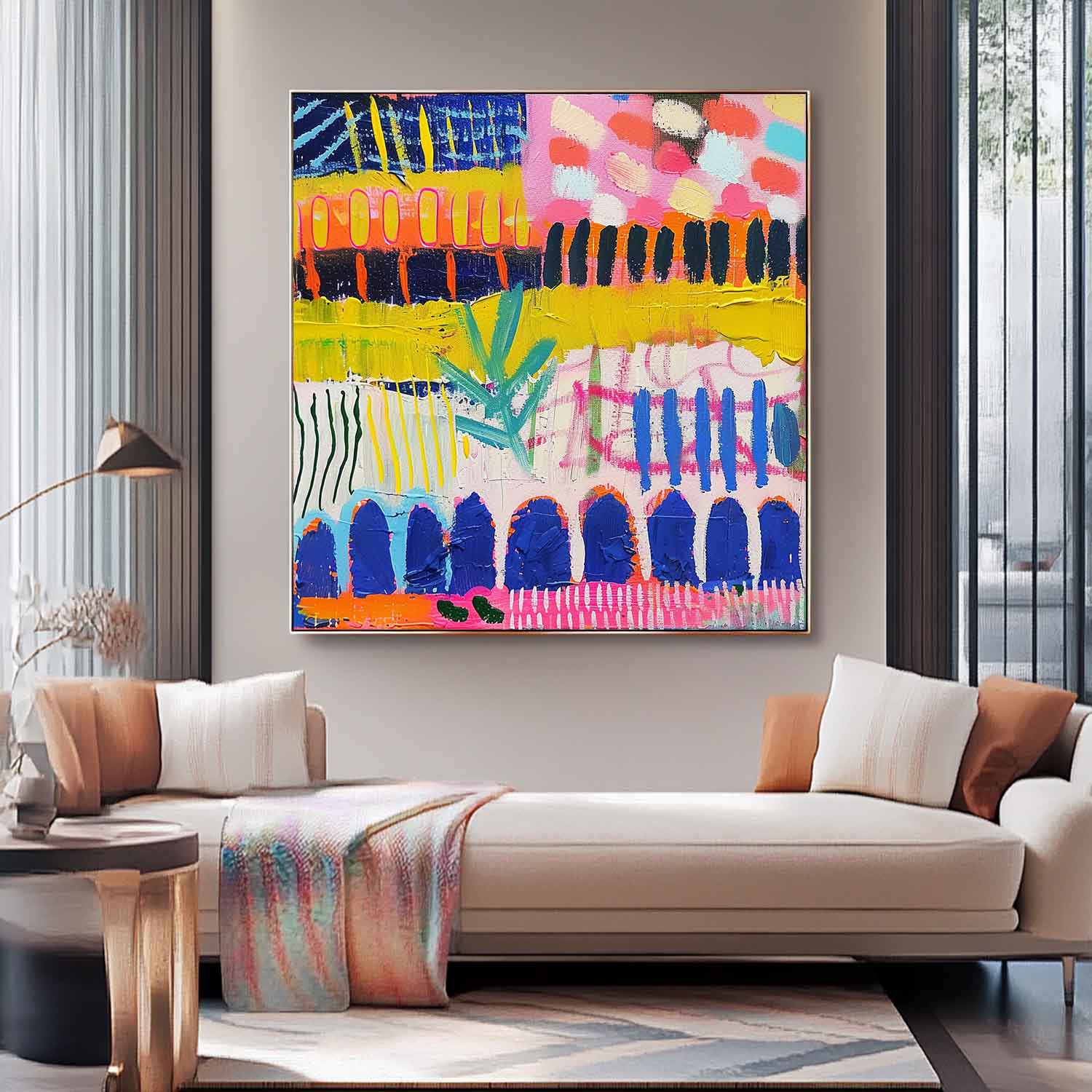 Abstract Canvas Art #AB683