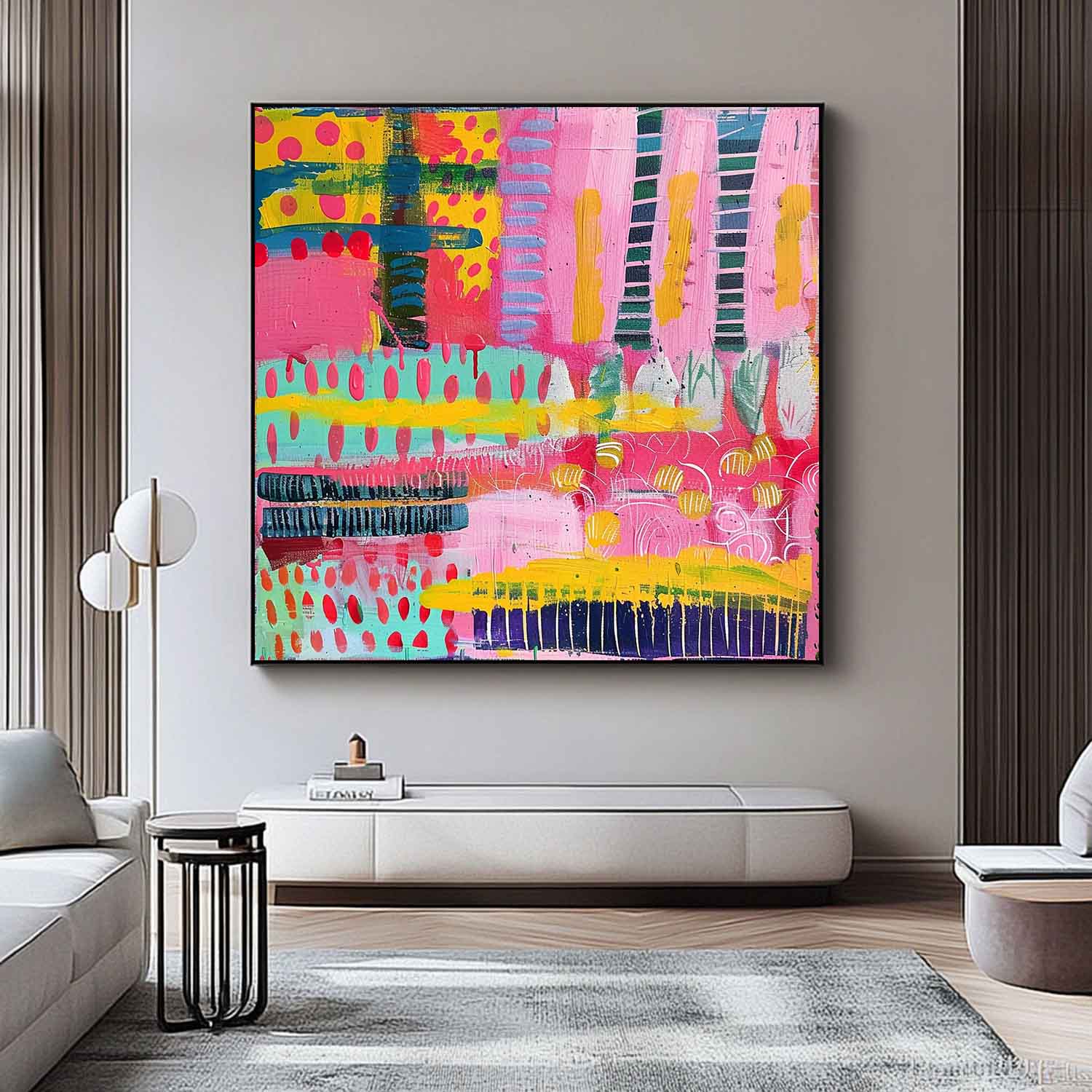 Abstract Canvas Art #AB676