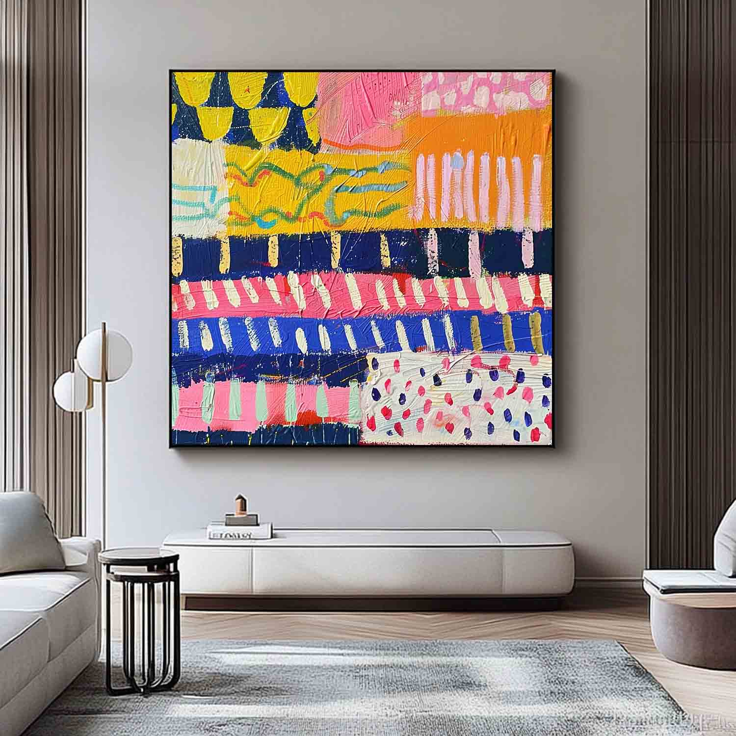 Abstract Canvas Art #AB680