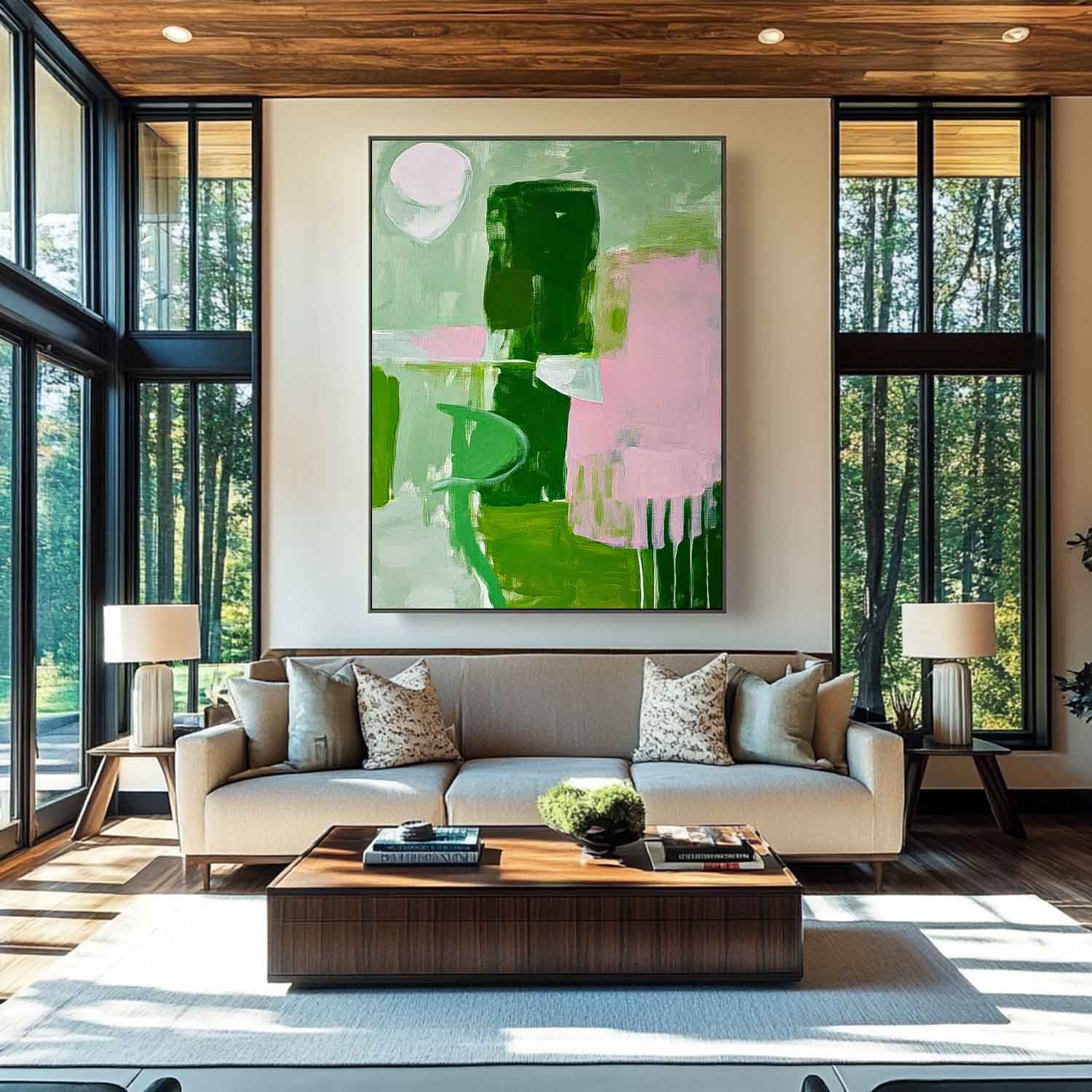 Abstract Canvas Art #AB701