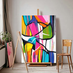 Abstract Canvas Art #AB695