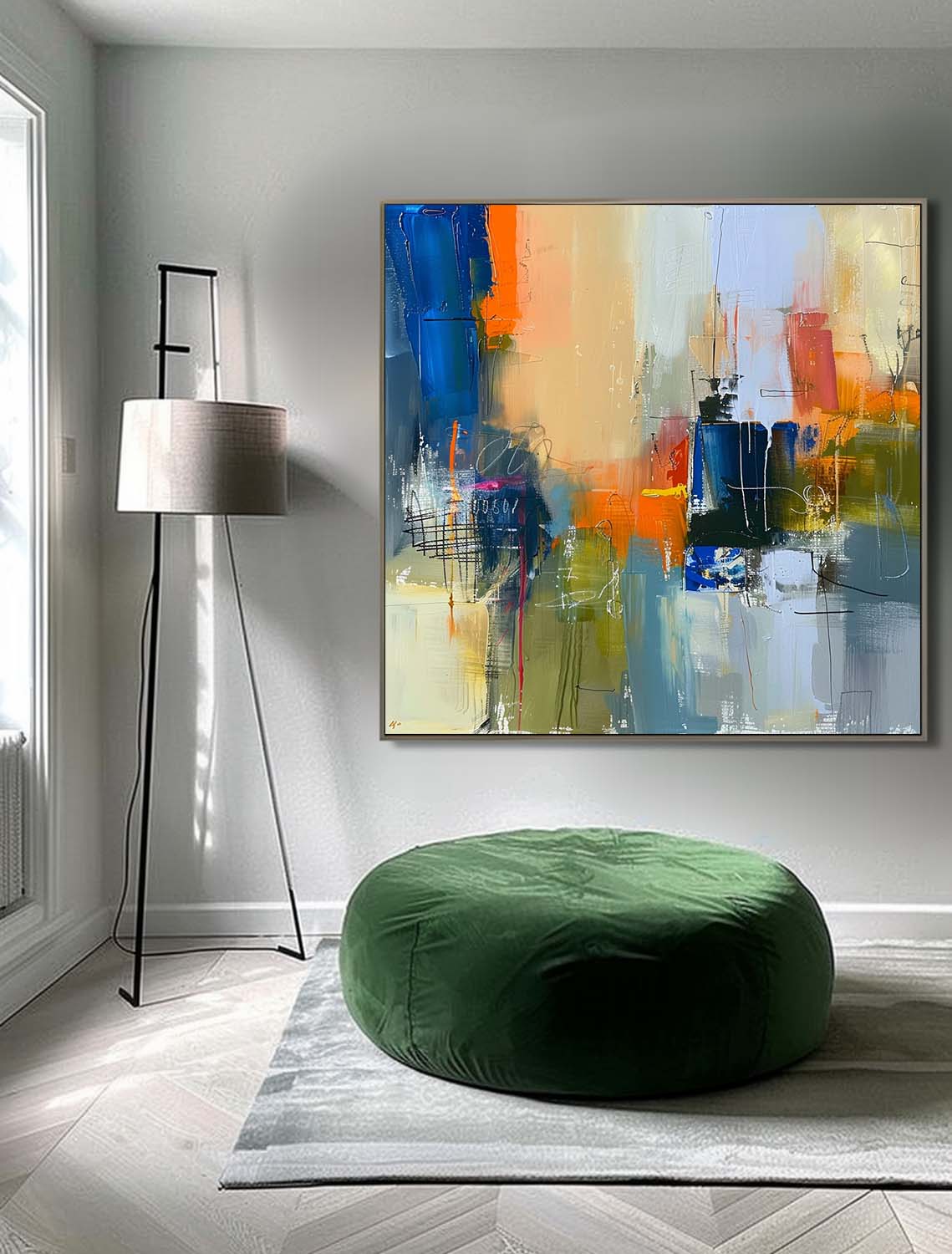 Abstract Canvas Art #AB672