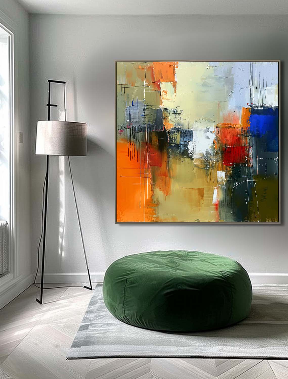 Abstract Canvas Art #AB673