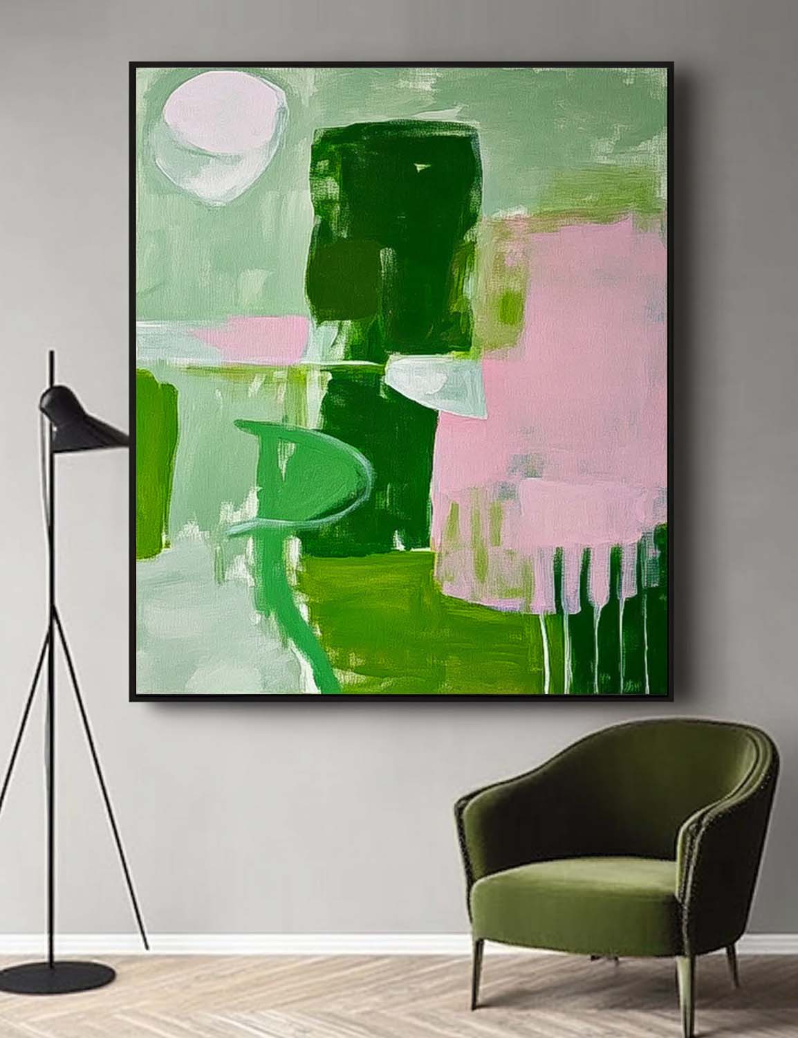 Abstract Canvas Art #AB701