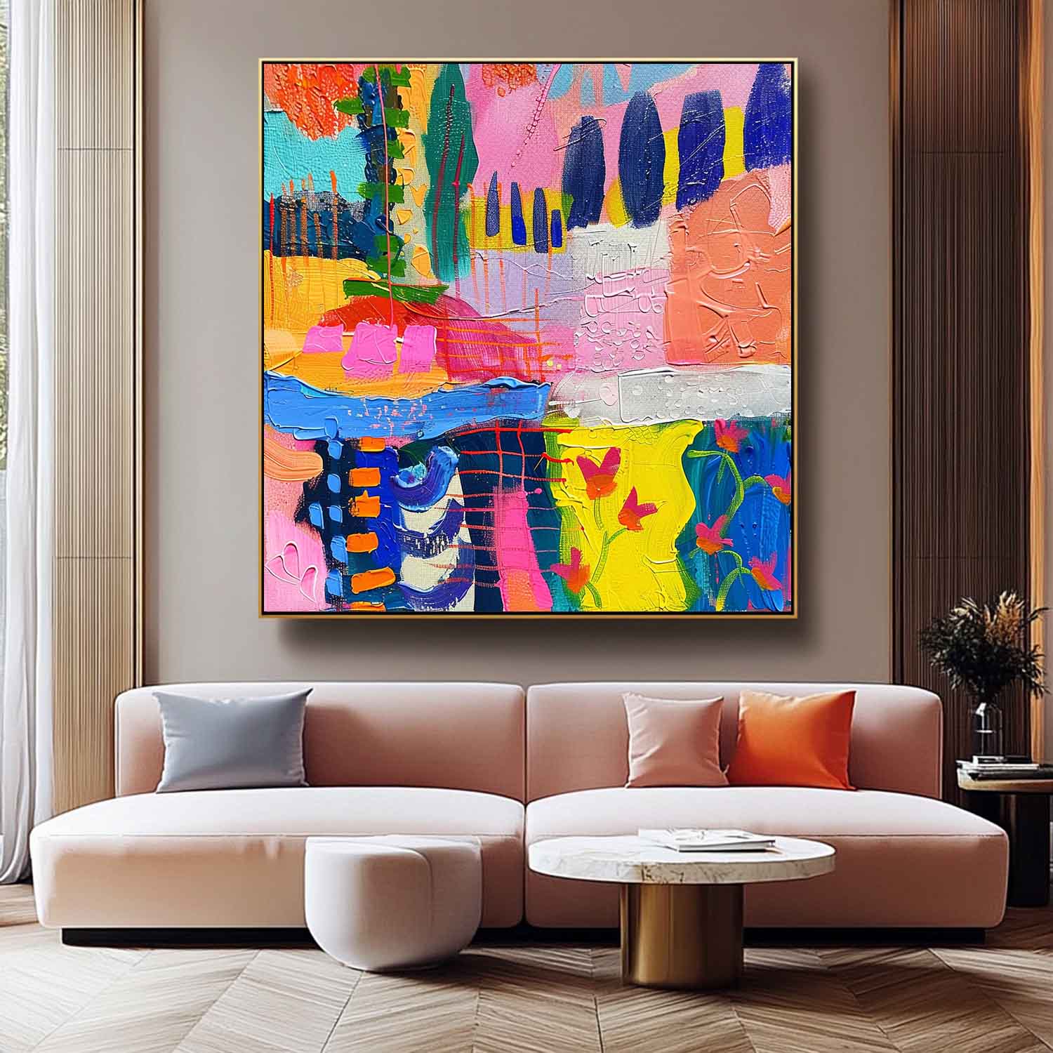 Abstract Canvas Art #AB682