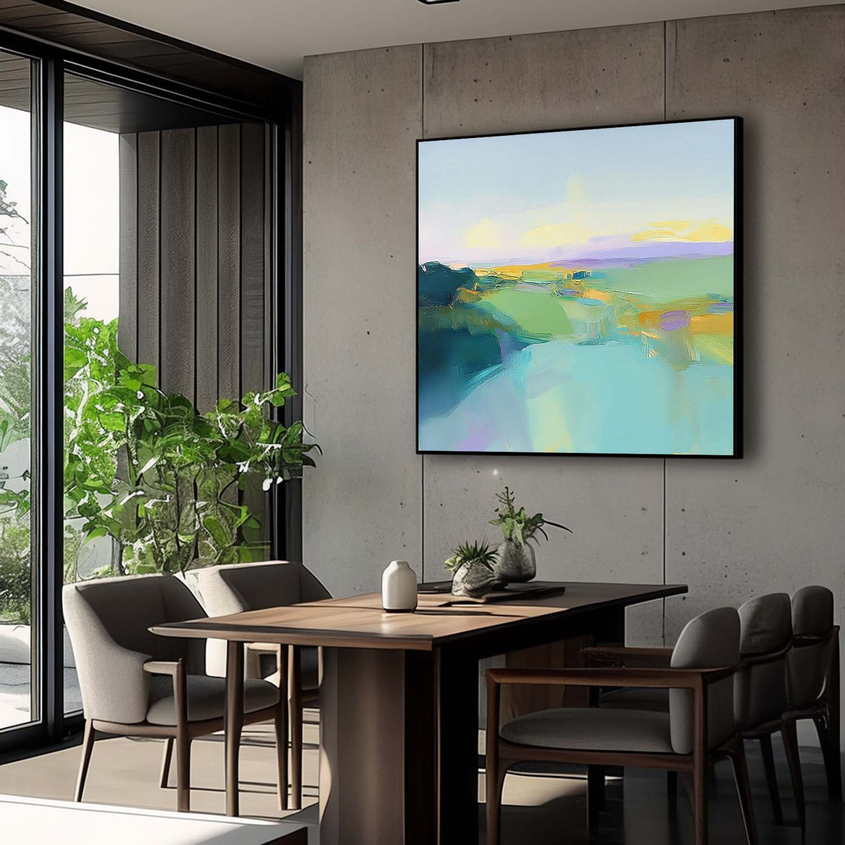 Abstract Canvas Art #AB693