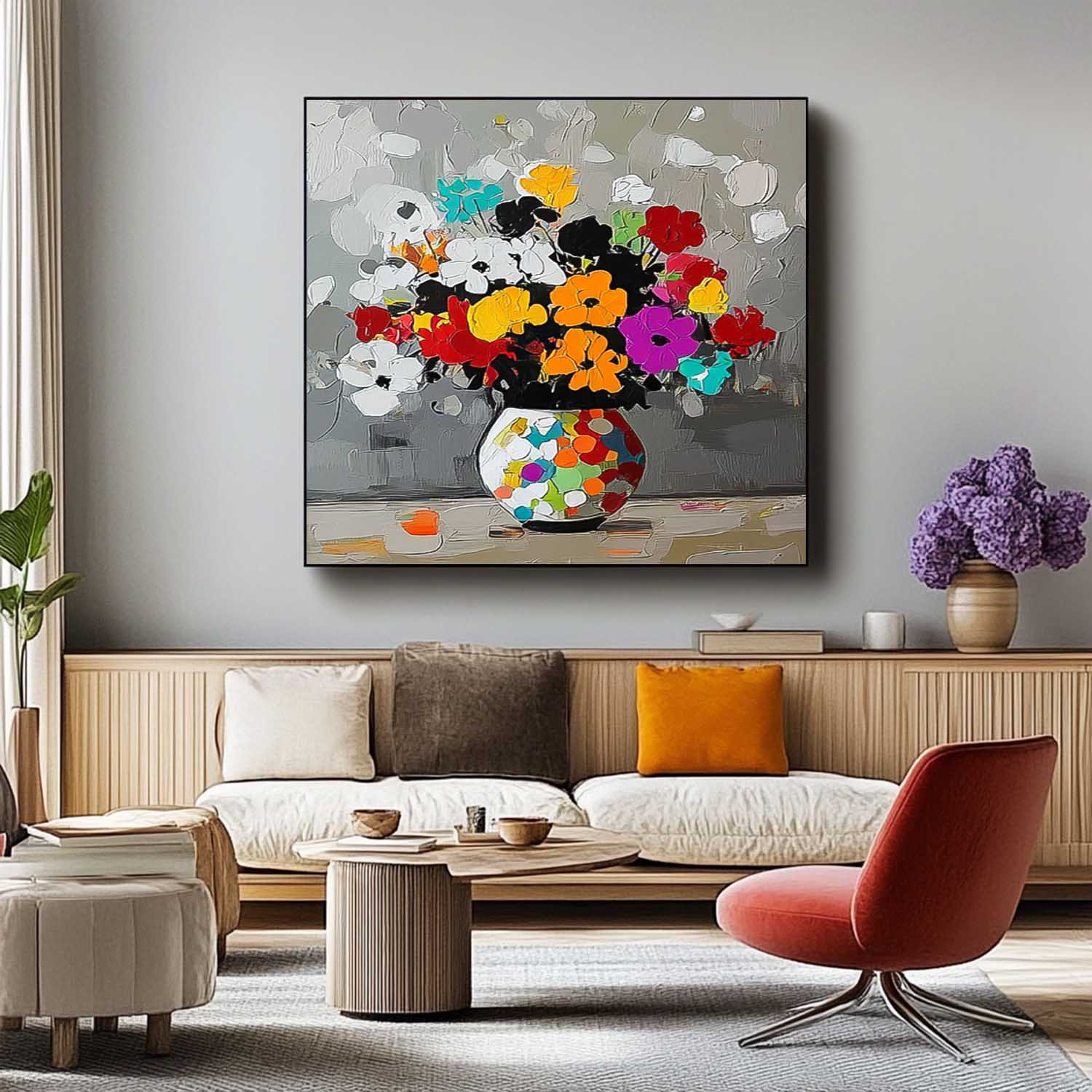 Flower Canvas Art #FL242