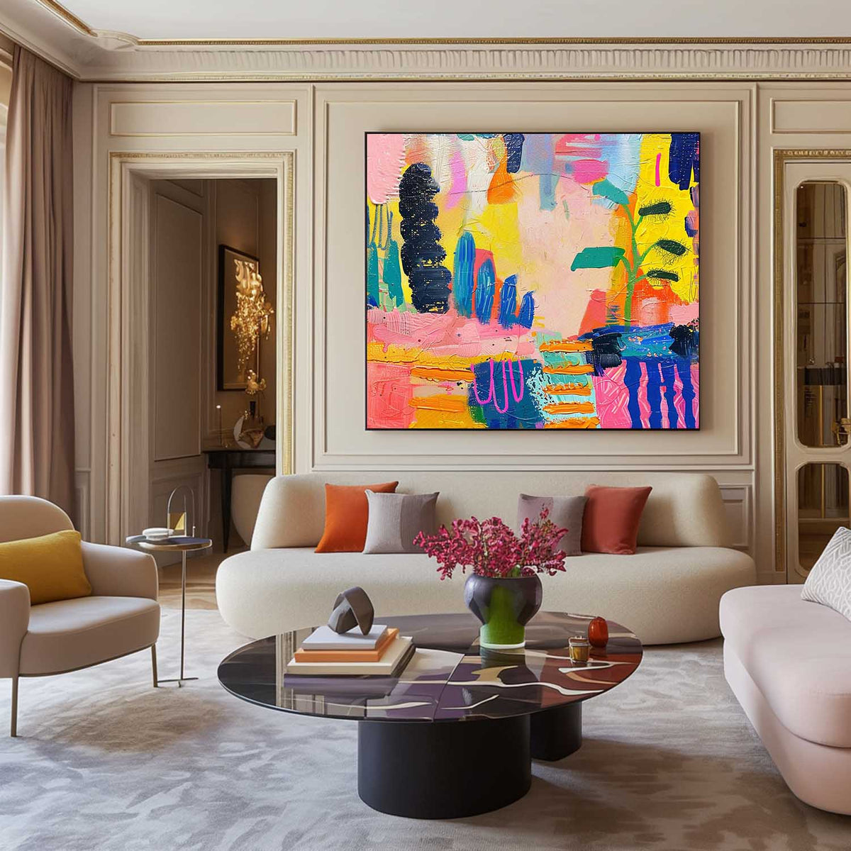 Abstract Canvas Art #AB684