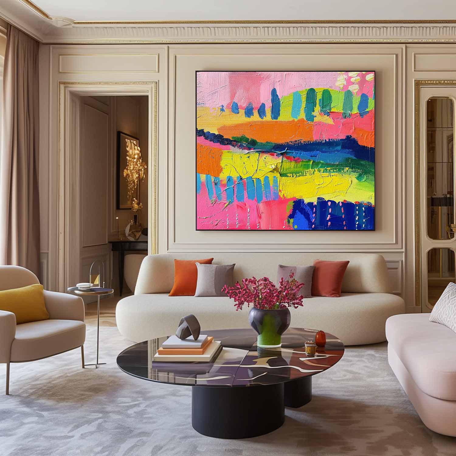 Abstract Canvas Art #AB685