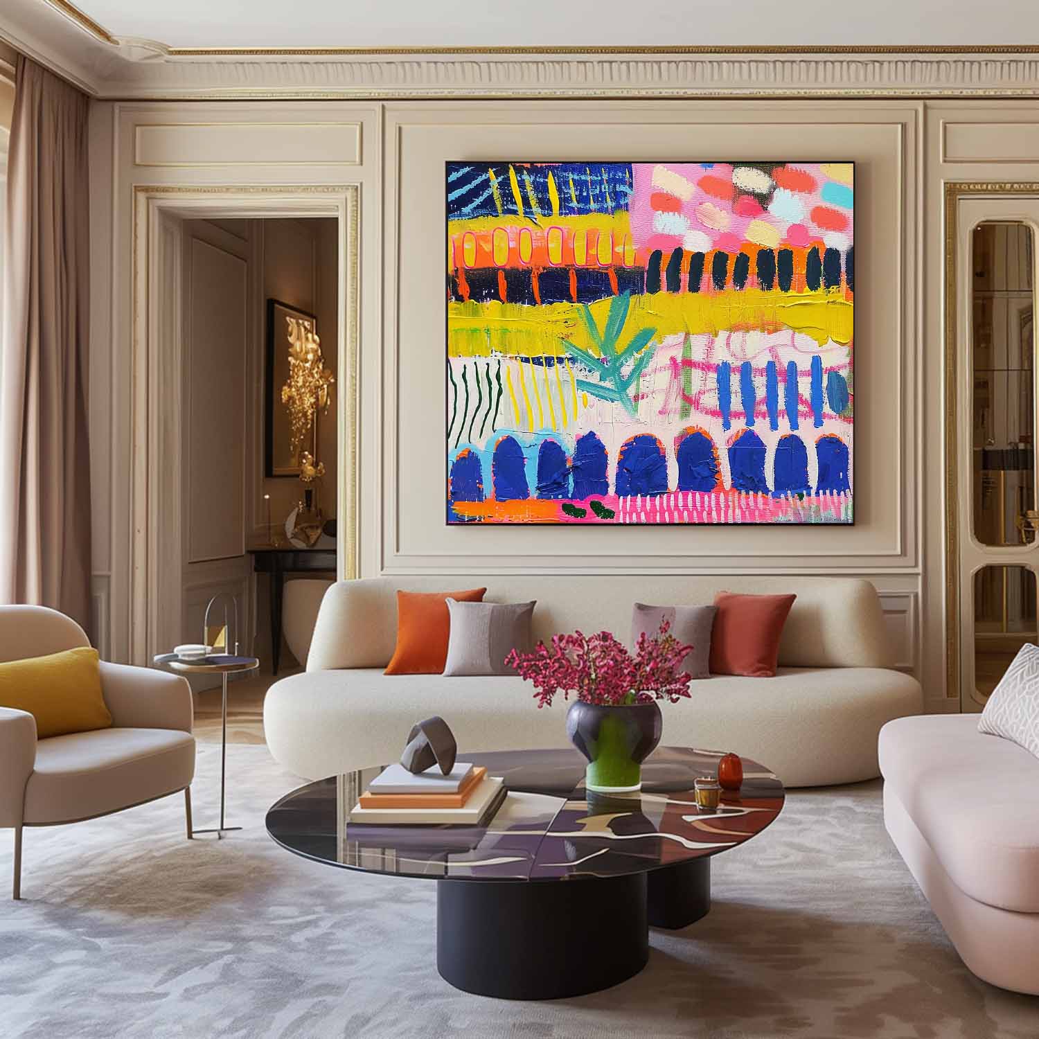 Abstract Canvas Art #AB683