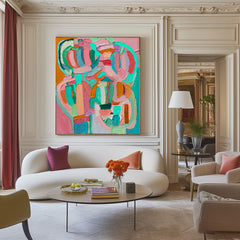 Abstract Canvas Art #AB613