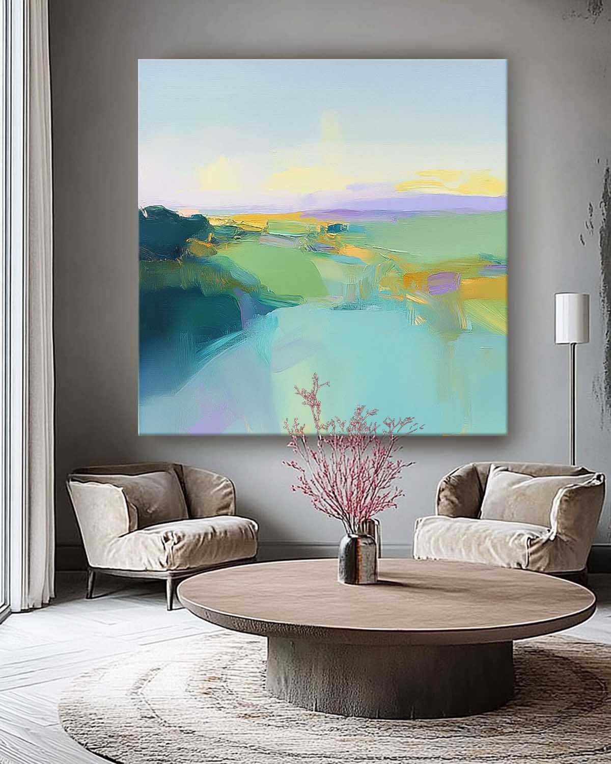 Abstract Canvas Art #AB693