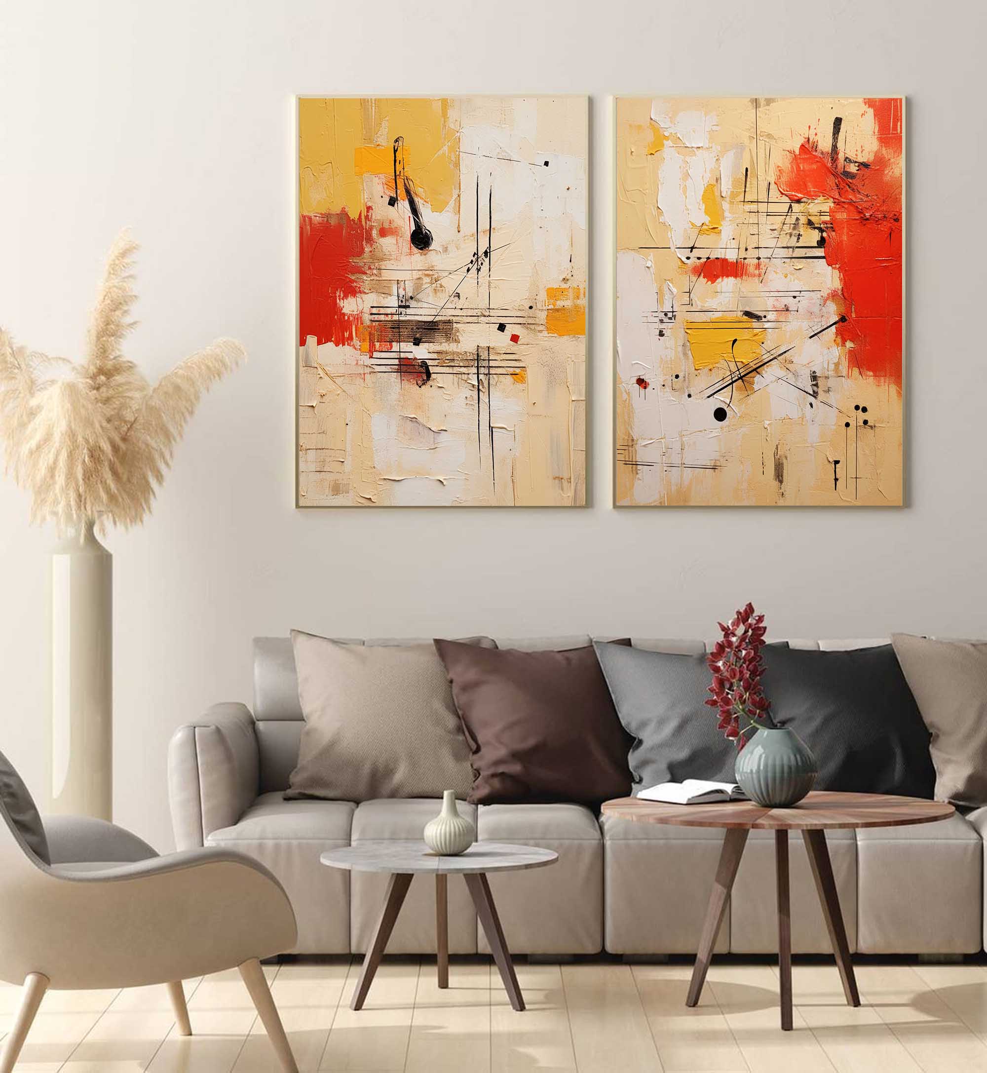 Abstract Canvas Art #AB160