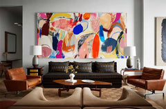 Abstract Canvas Art #AB062