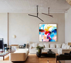 Abstract Canvas Art #AB075