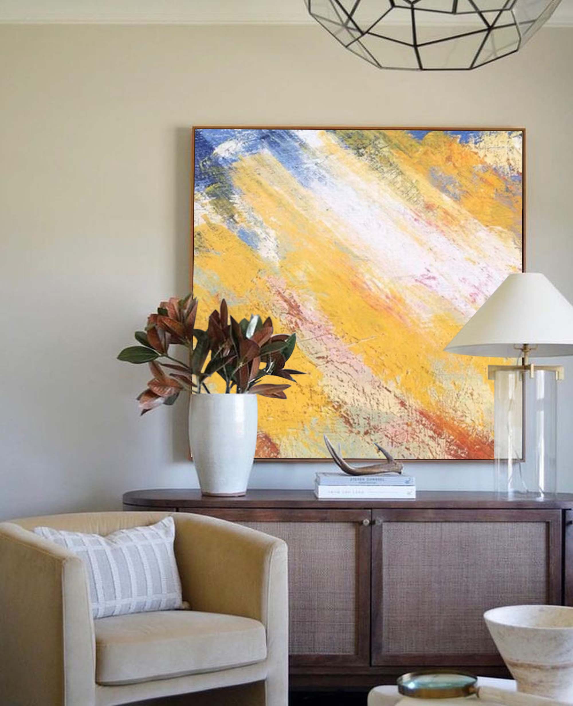 Abstract Canvas Art #AB101