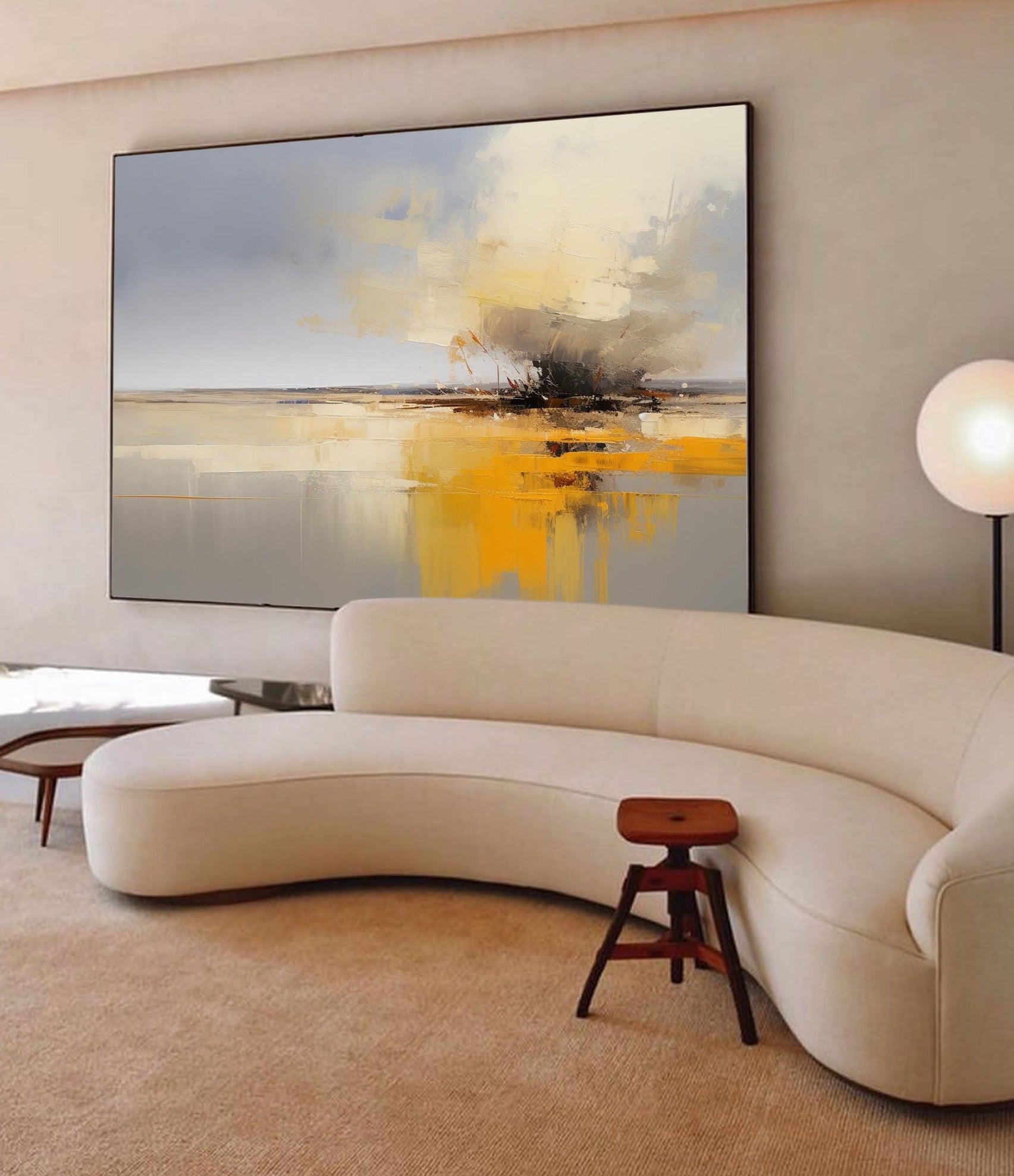 Abstract Canvas Art #AB057