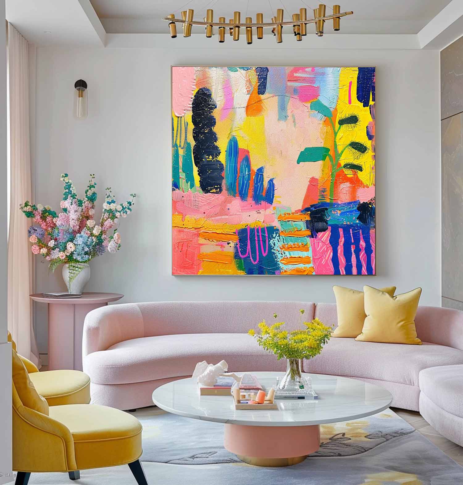 Abstract Canvas Art #AB684