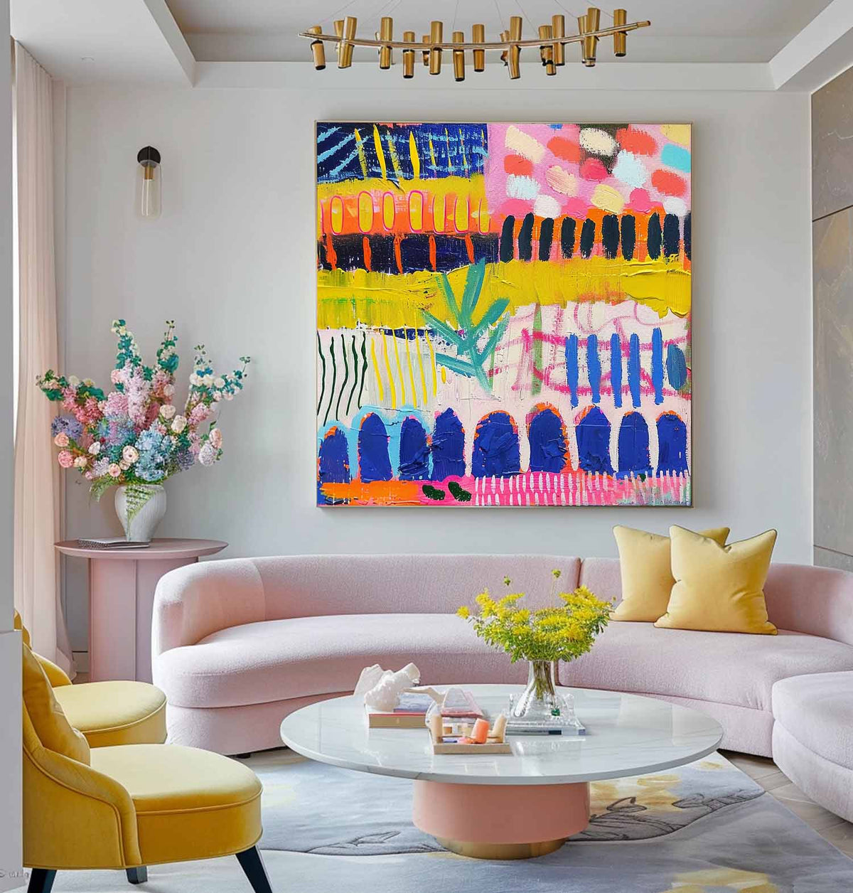 Abstract Canvas Art #AB683