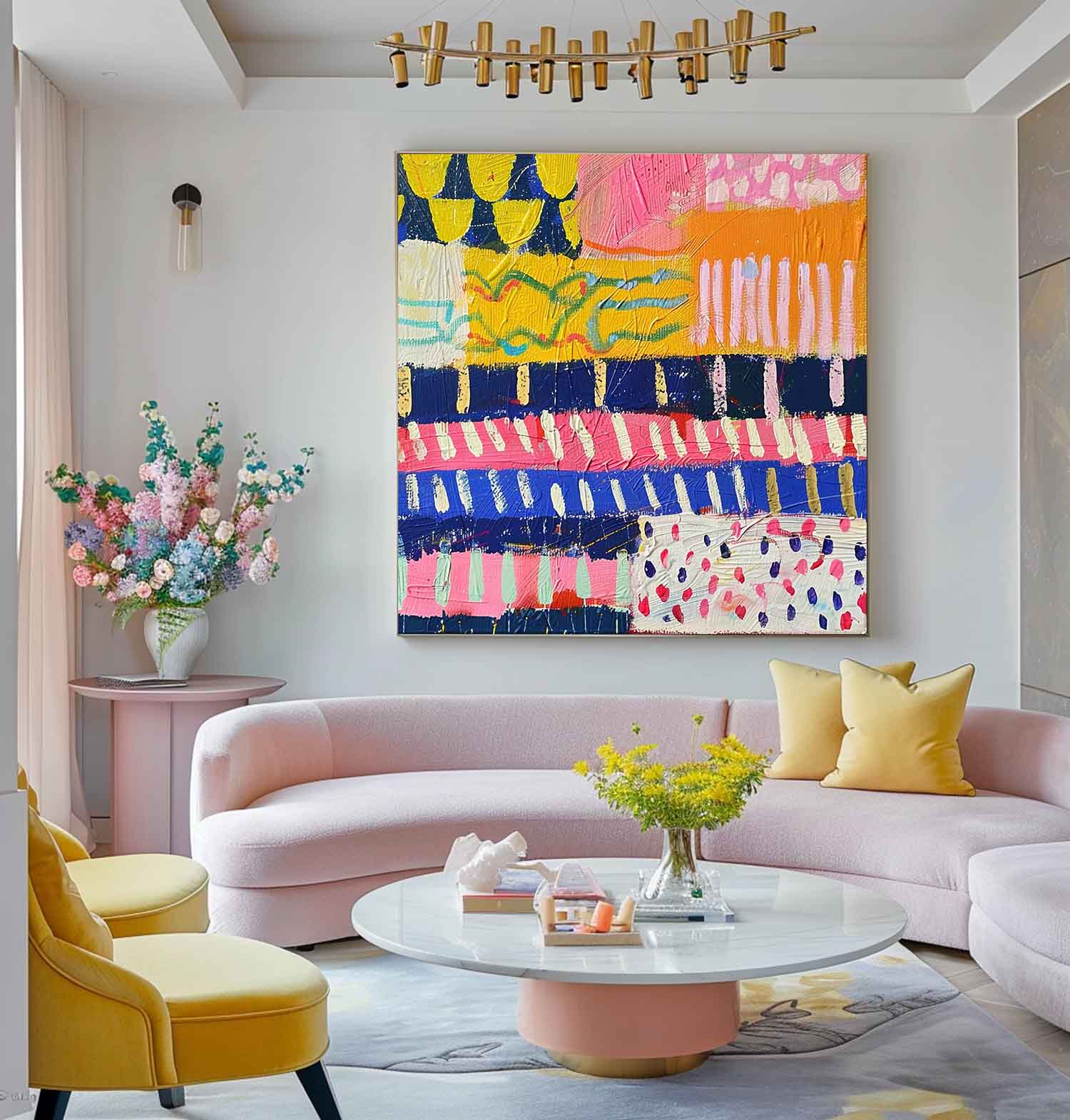 Abstract Canvas Art #AB680