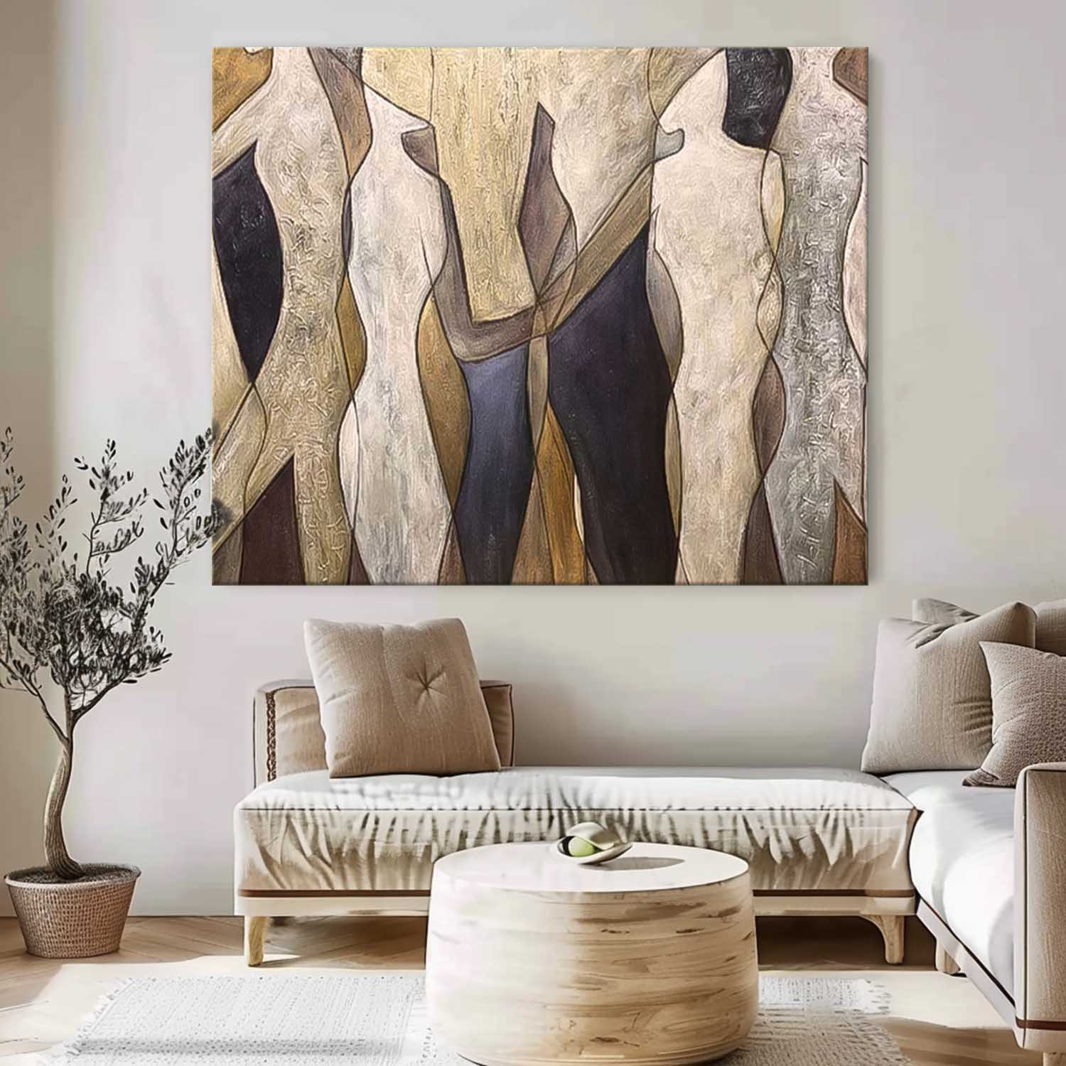 Abstract Canvas Art #AB526