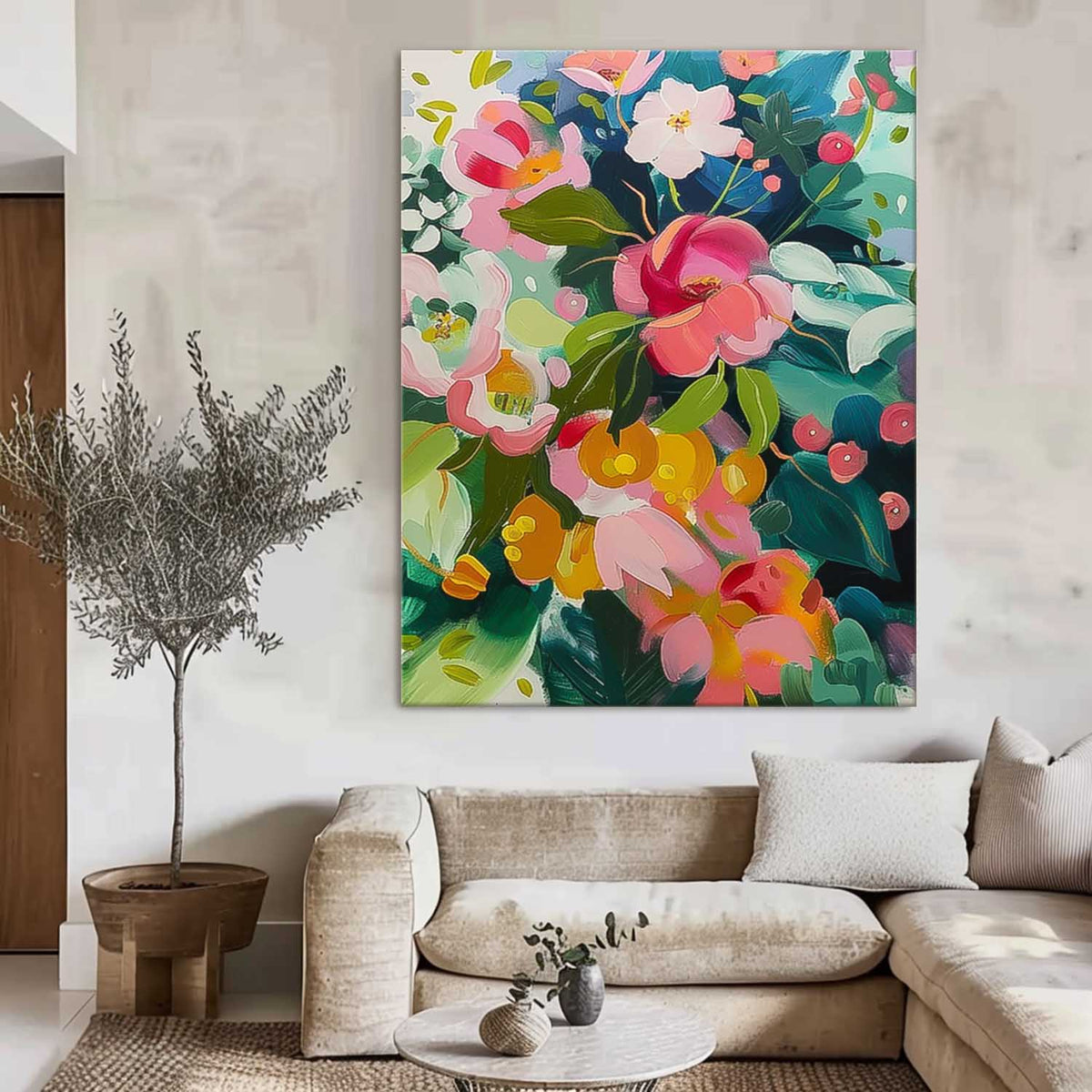 Flower Canvas Art #FL086